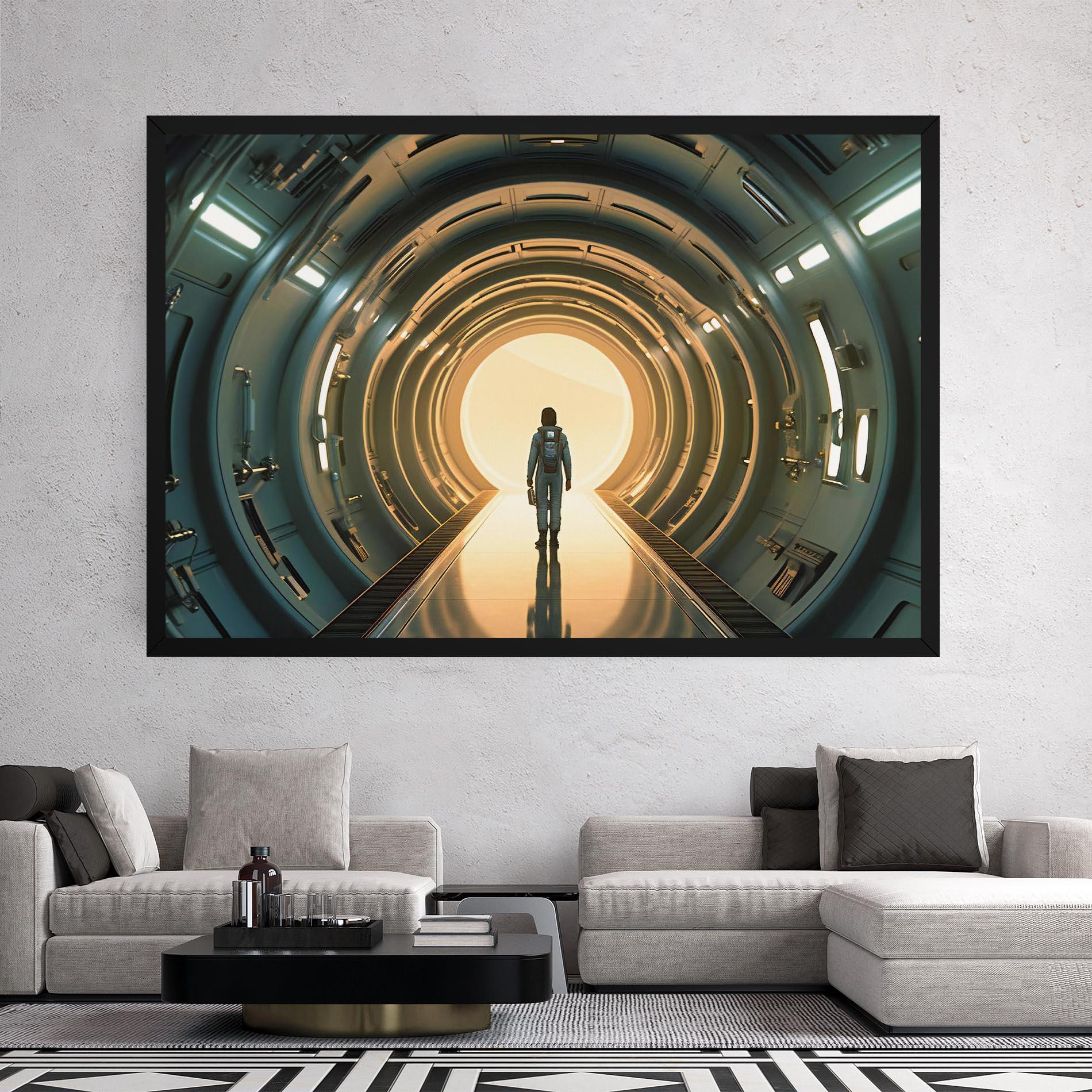 Картина на платно Infinity Intrigue mockup 2