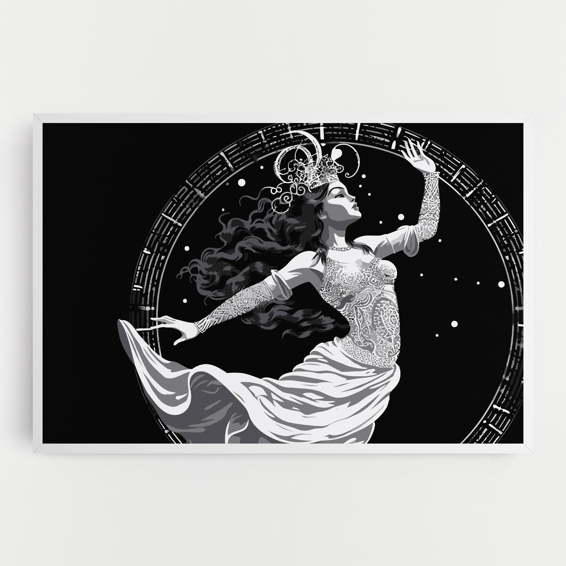 Картина на платно Beautiful Witch mockup 0