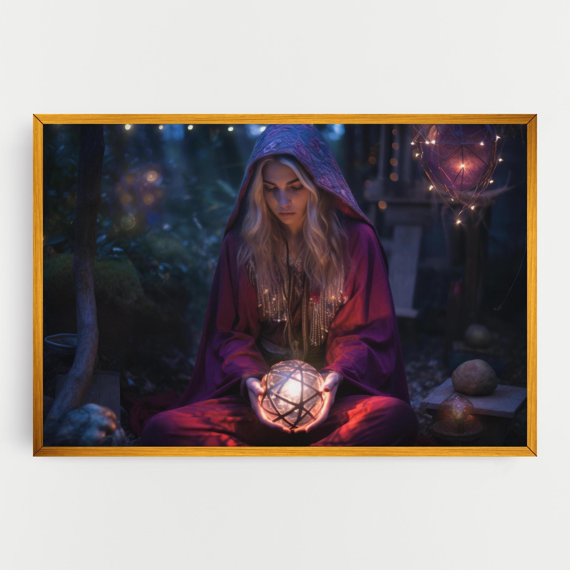 Картина на платно Garden Witch mockup 0