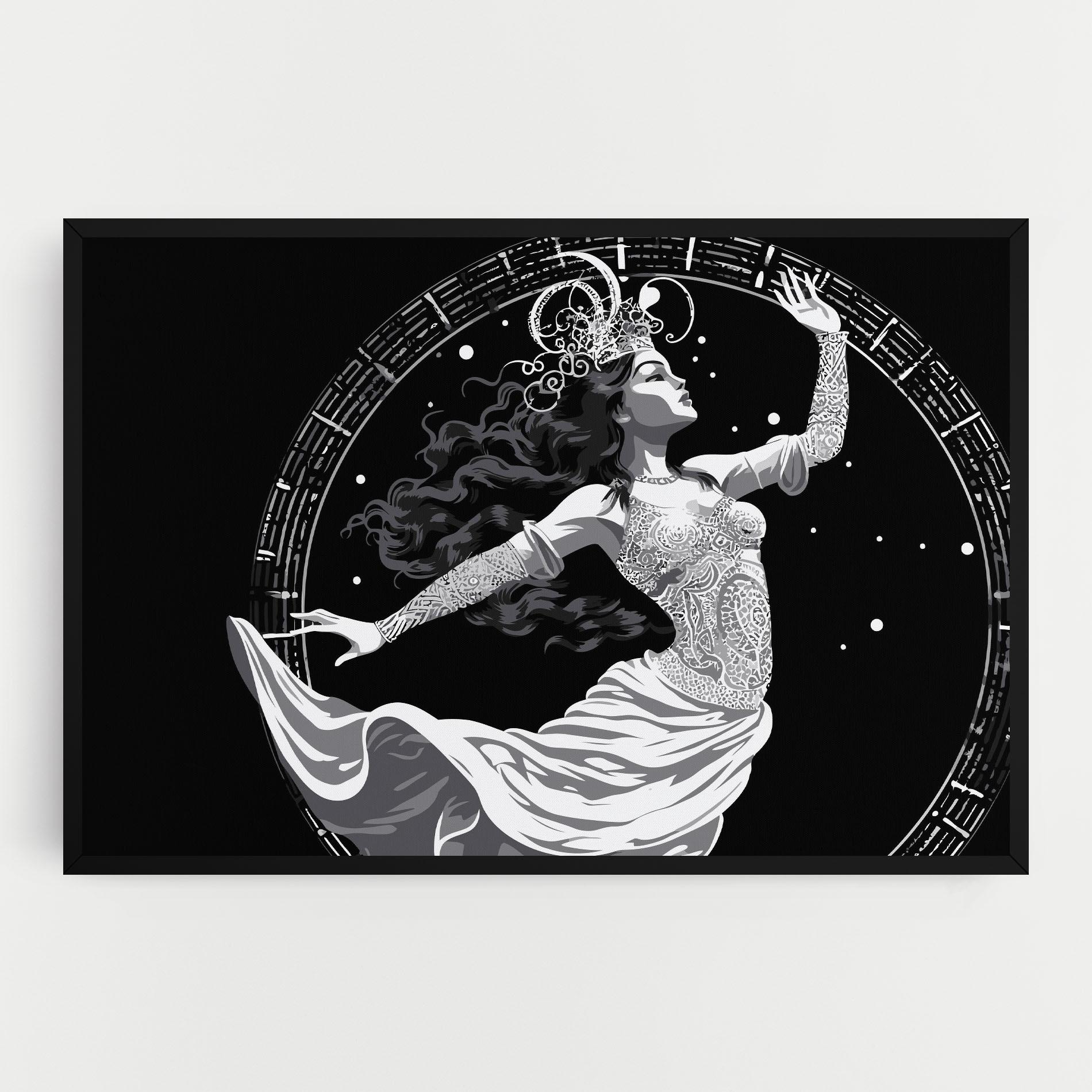 Картина на платно Beautiful Witch mockup 0