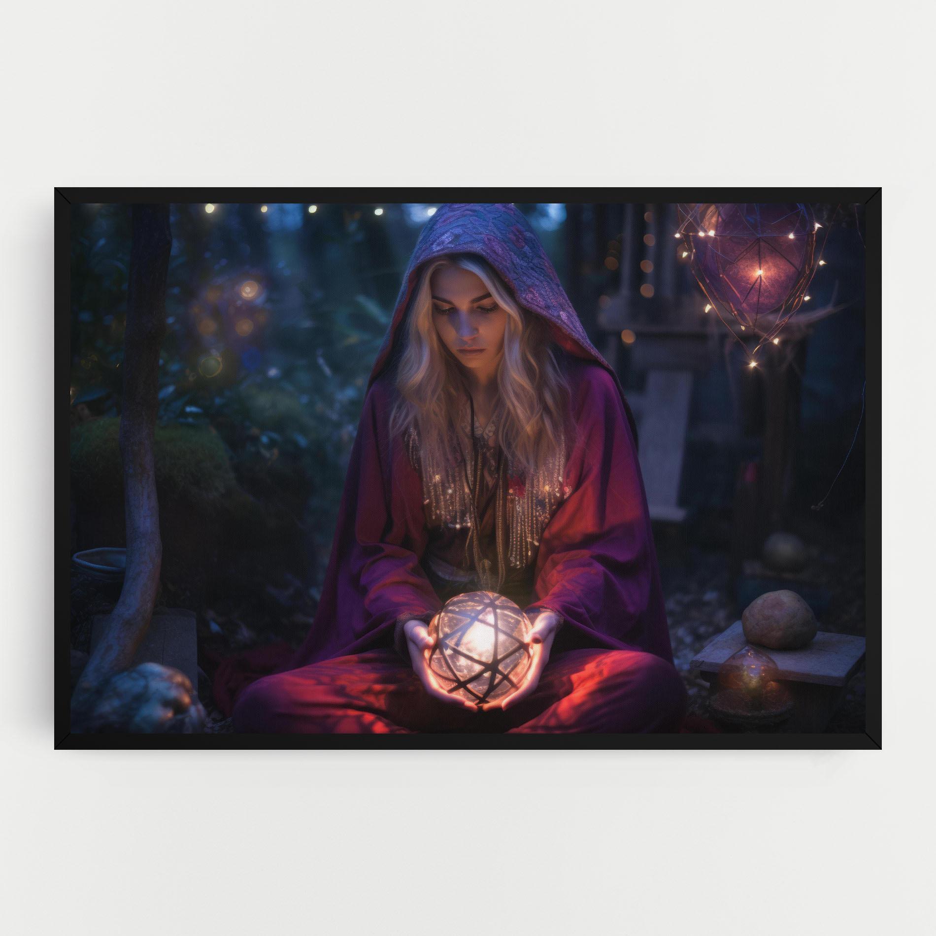 Картина на платно Garden Witch mockup 0
