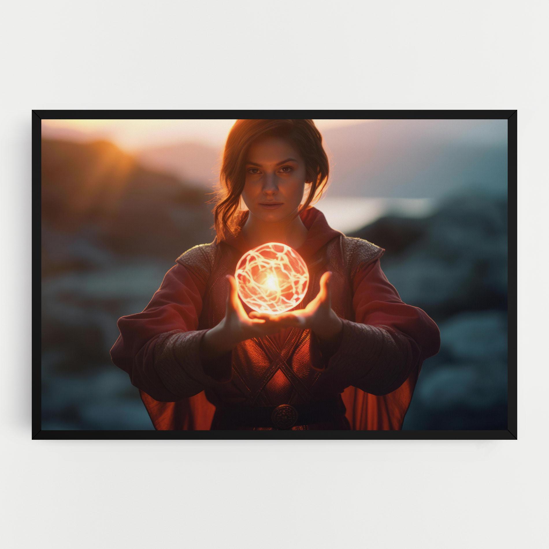 Картина на платно Witch Ball mockup 0