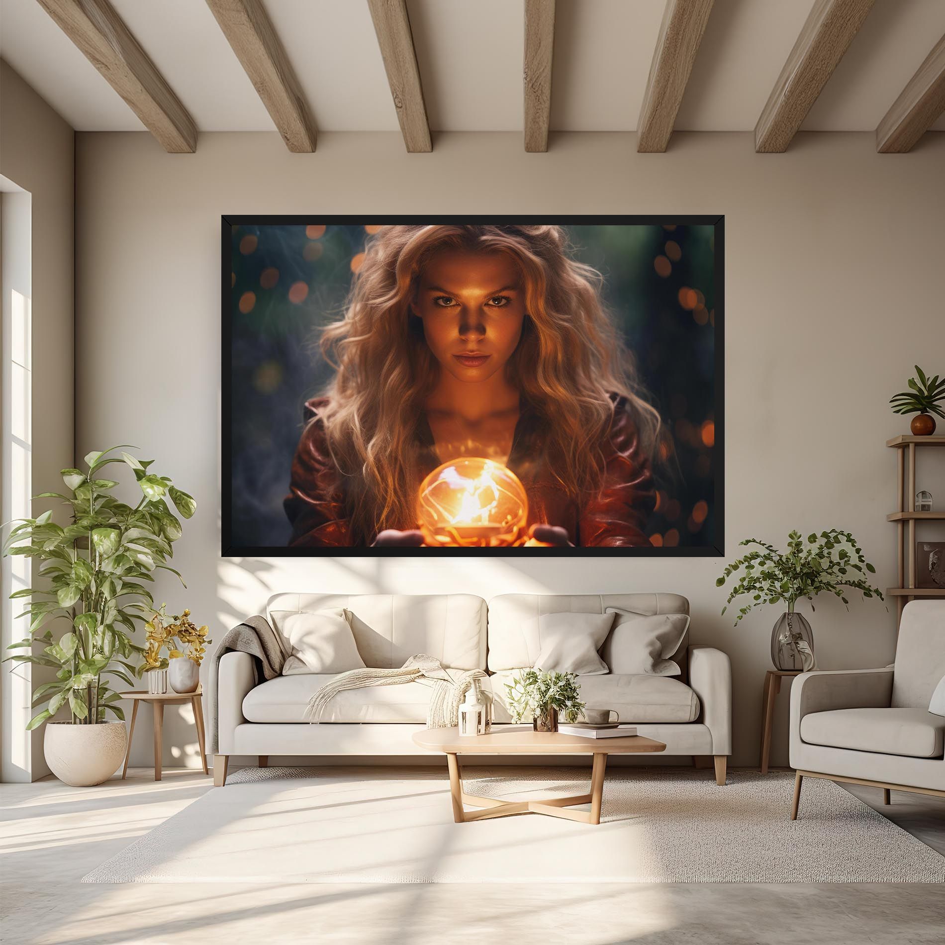 Beautiful Woman Witch mockup 6