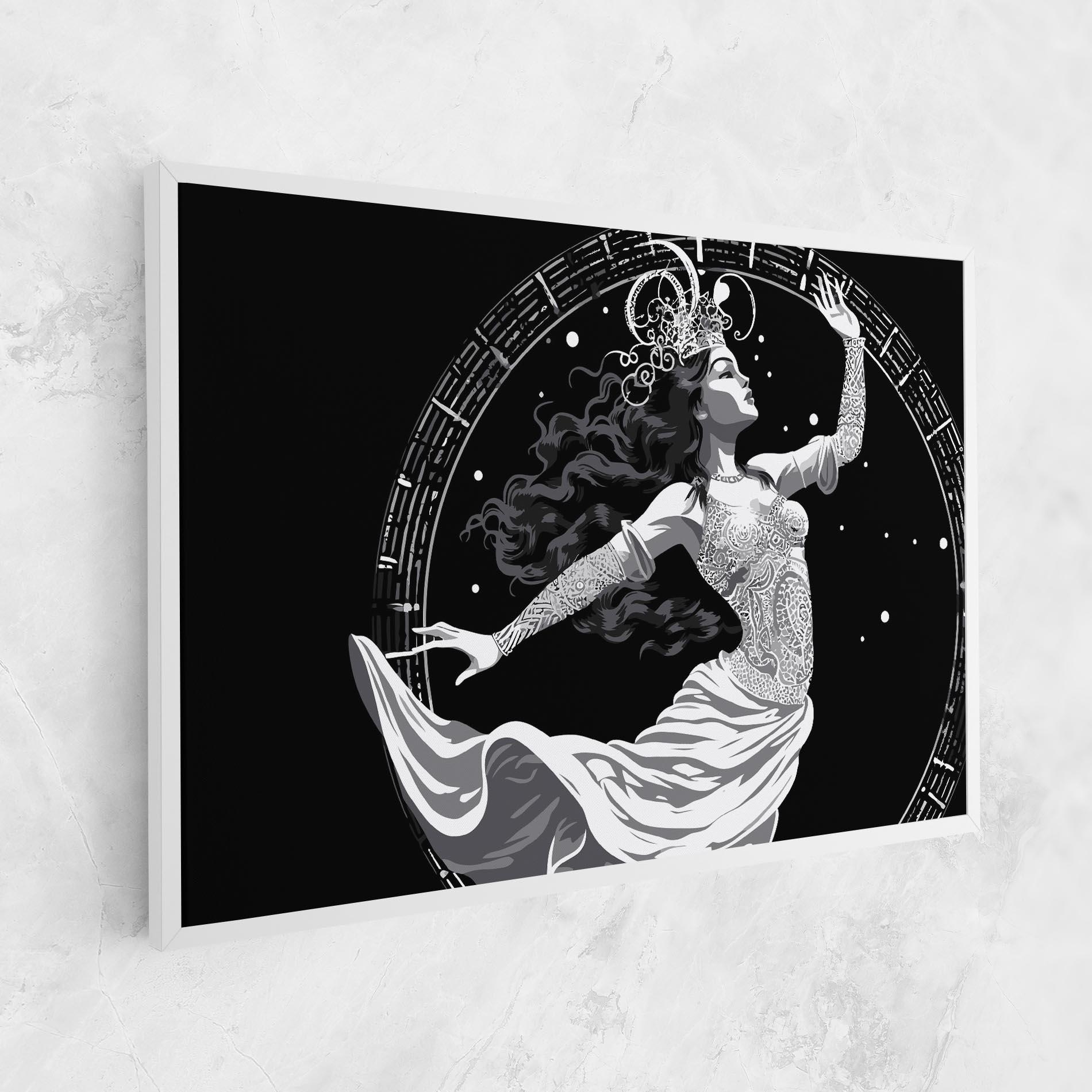 Картина на платно Beautiful Witch mockup 1