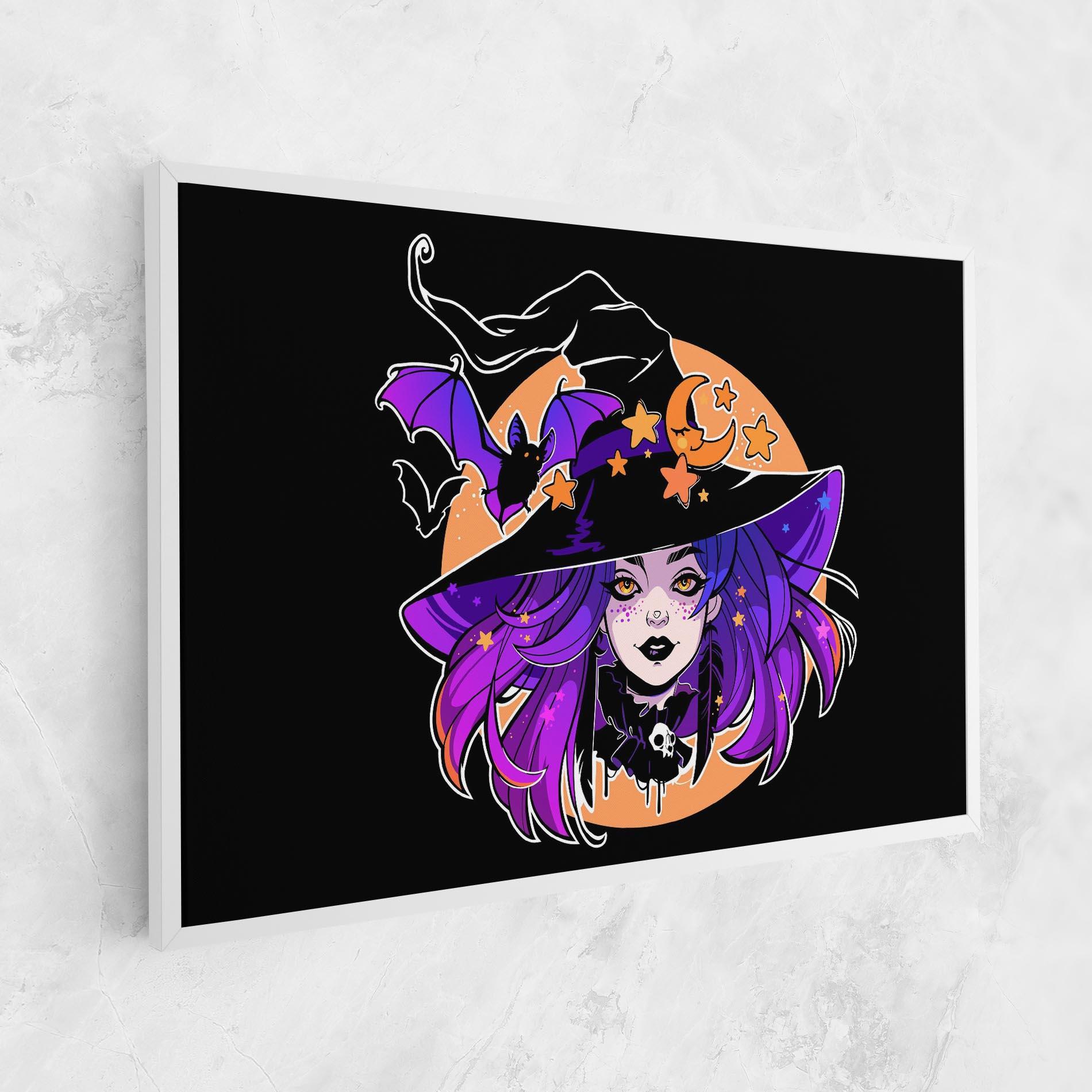Картина на платно Purple Witch mockup 1