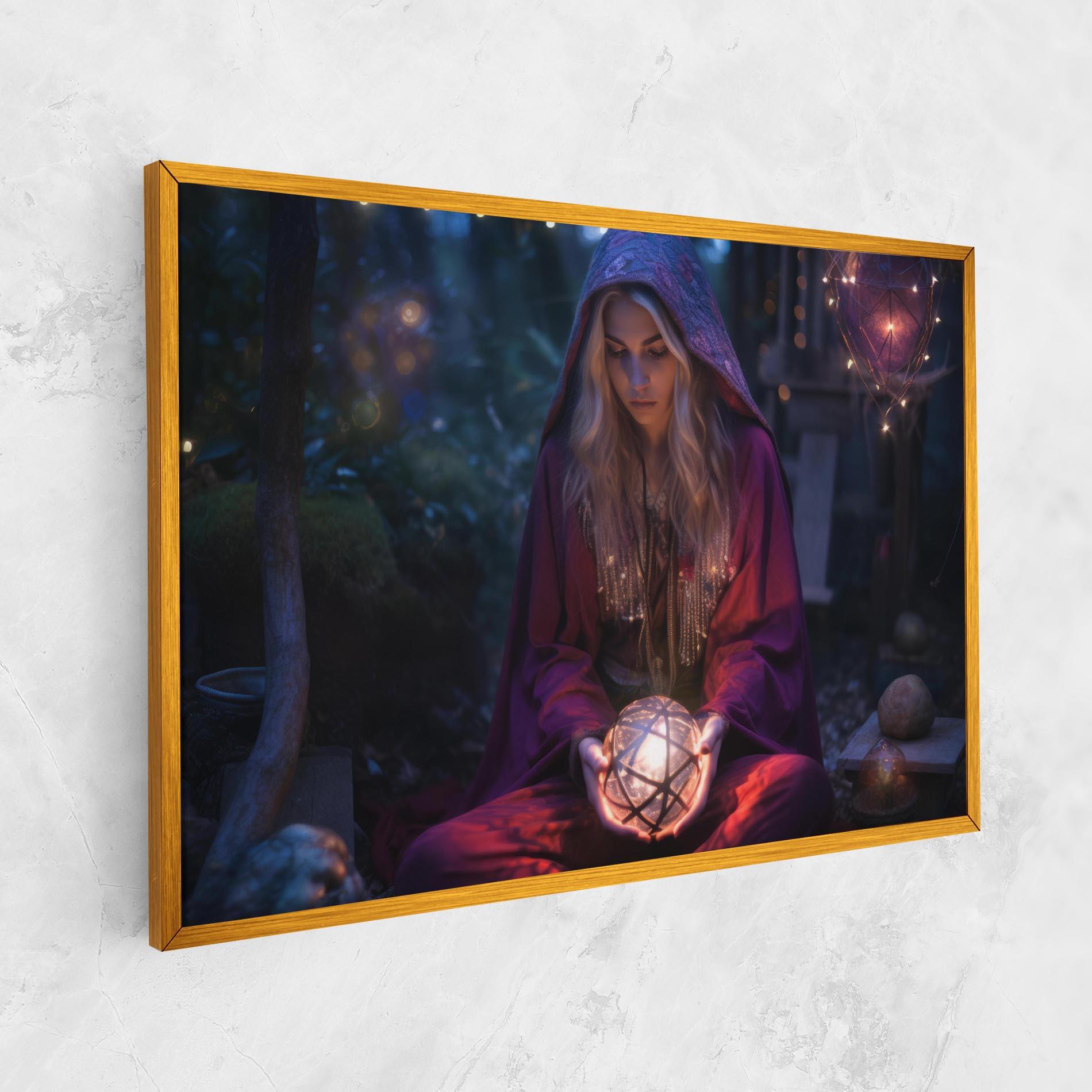 Картина на платно Garden Witch mockup 1