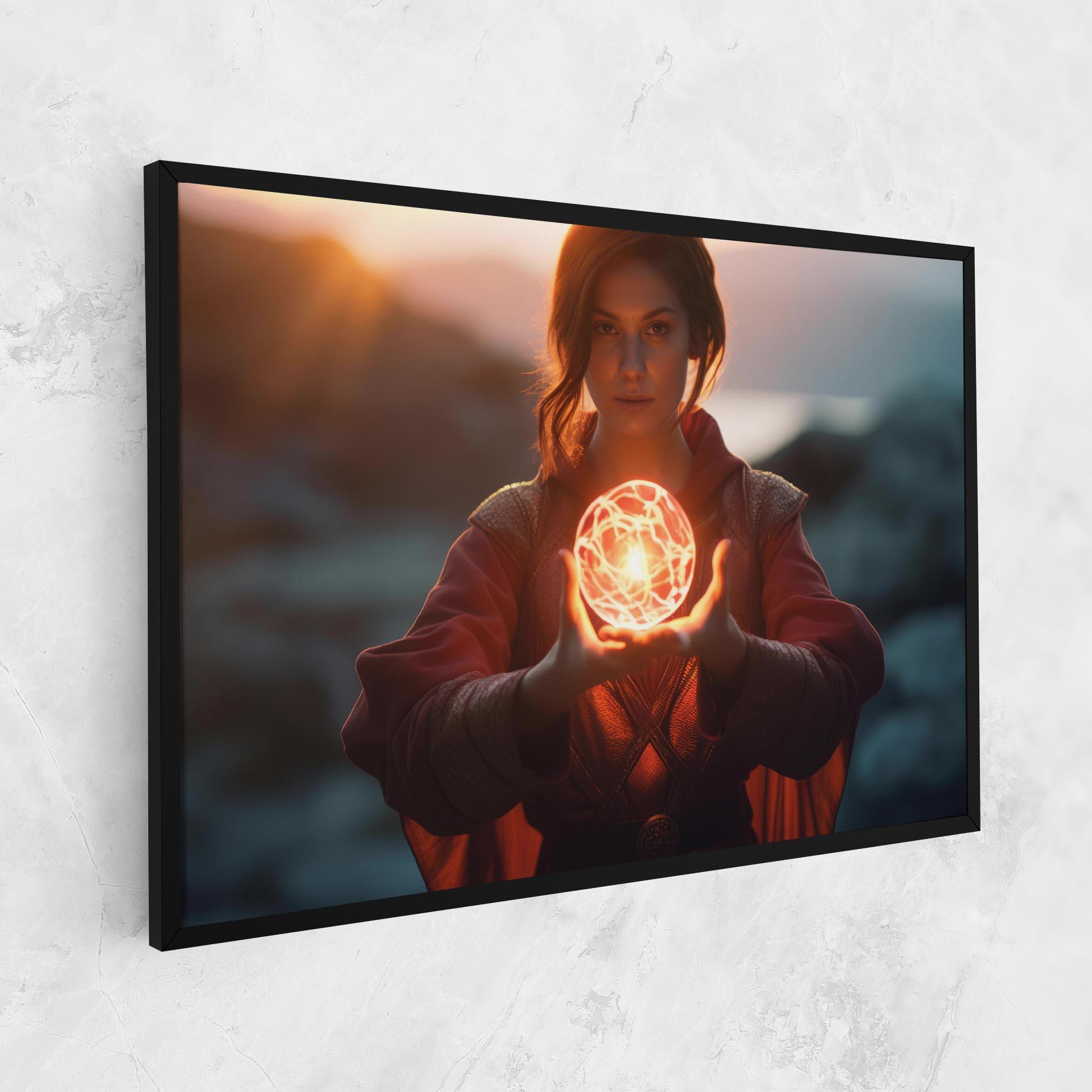 Картина на платно Witch Ball mockup 1