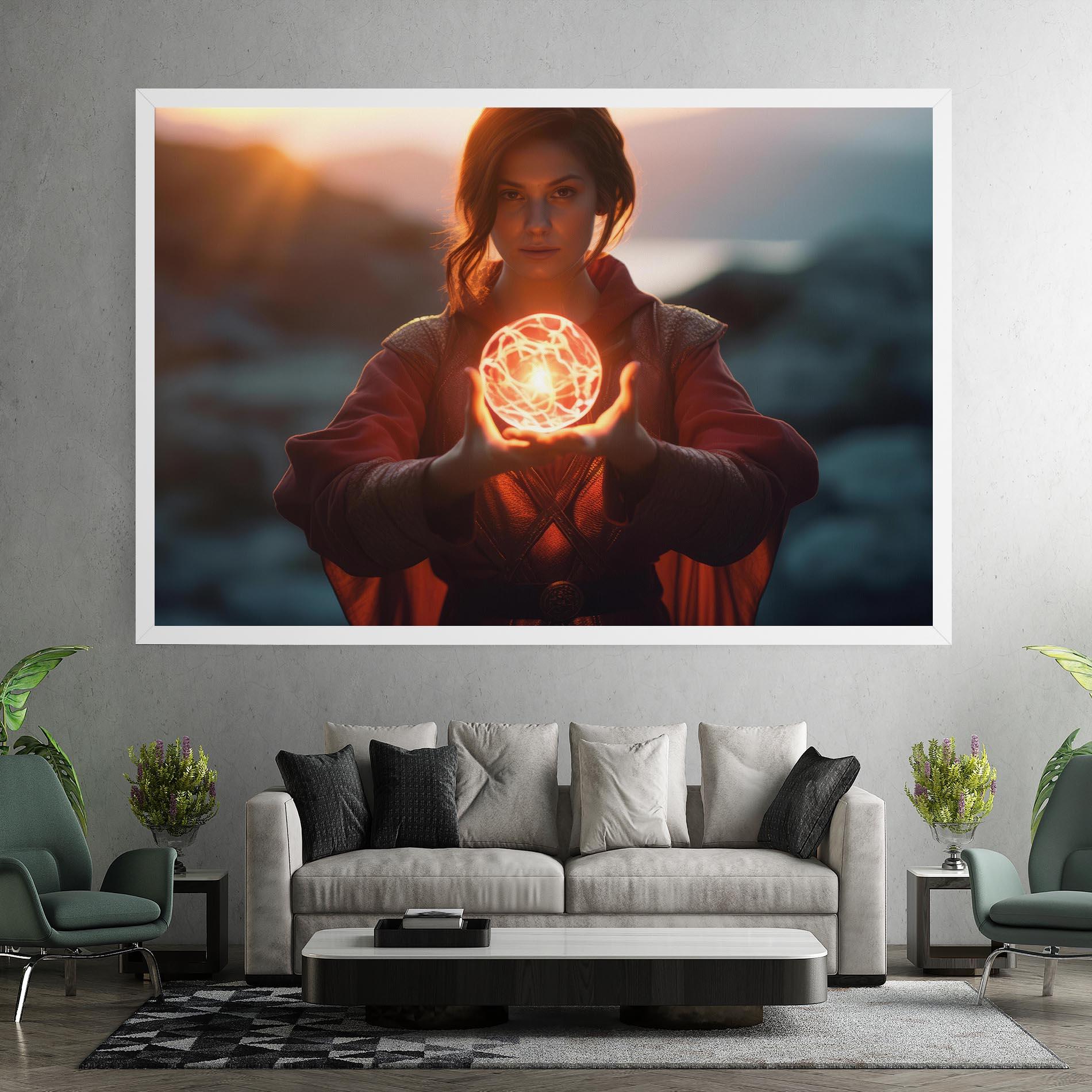 Картина на платно Witch Ball mockup 7