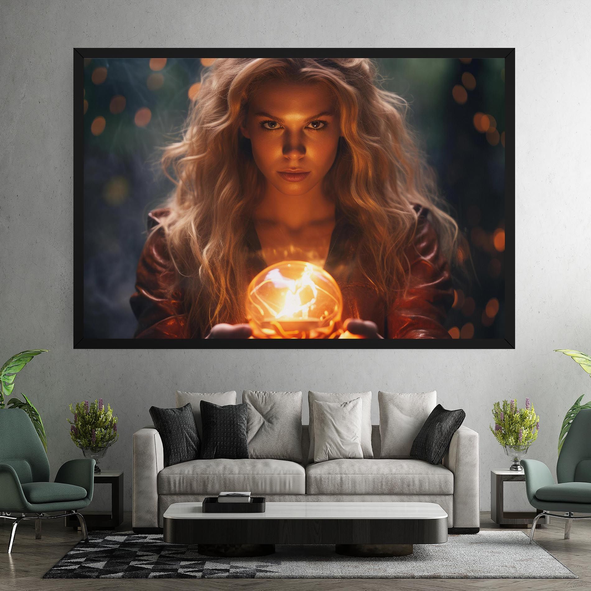 Beautiful Woman Witch mockup 7