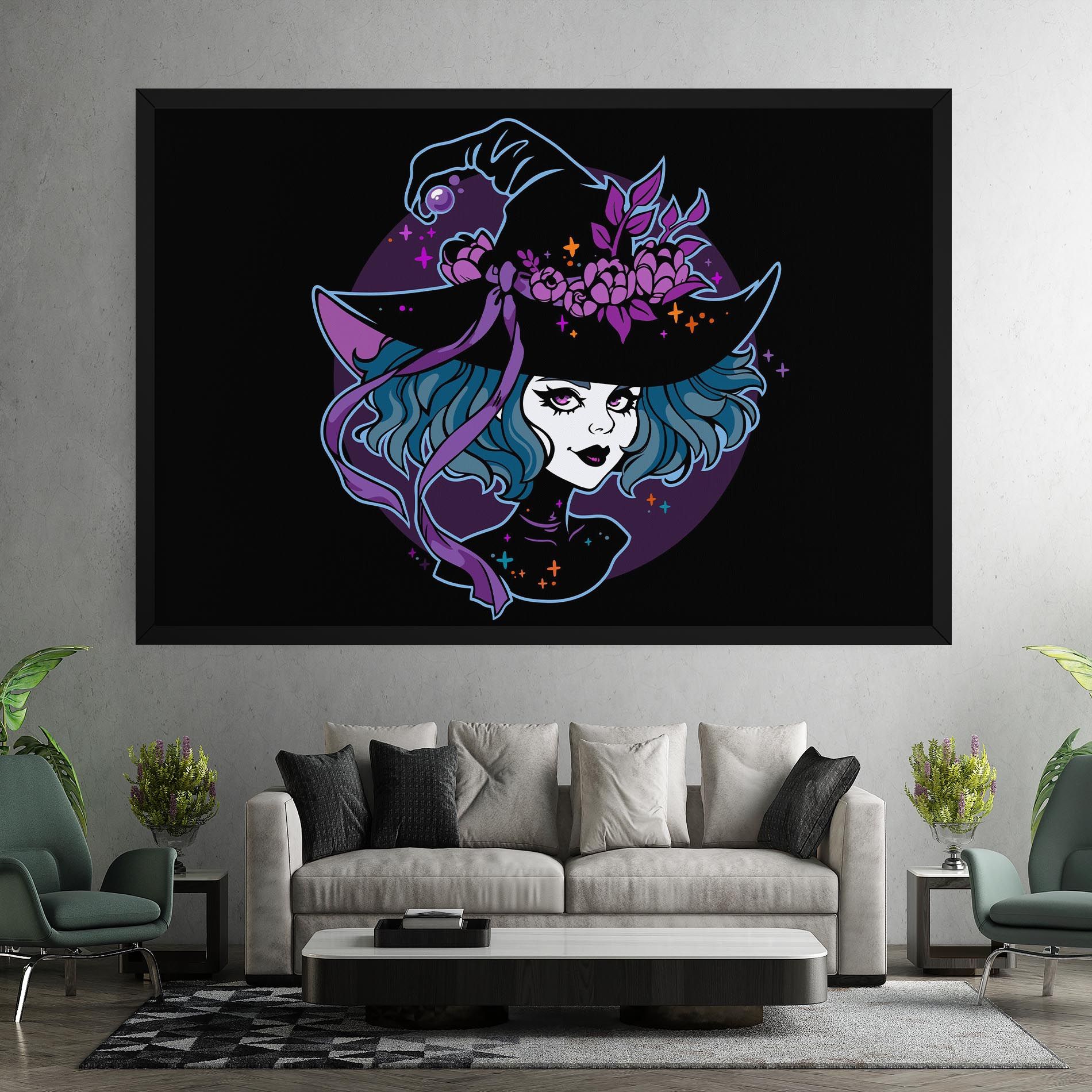Cute Purple Witch mockup 7