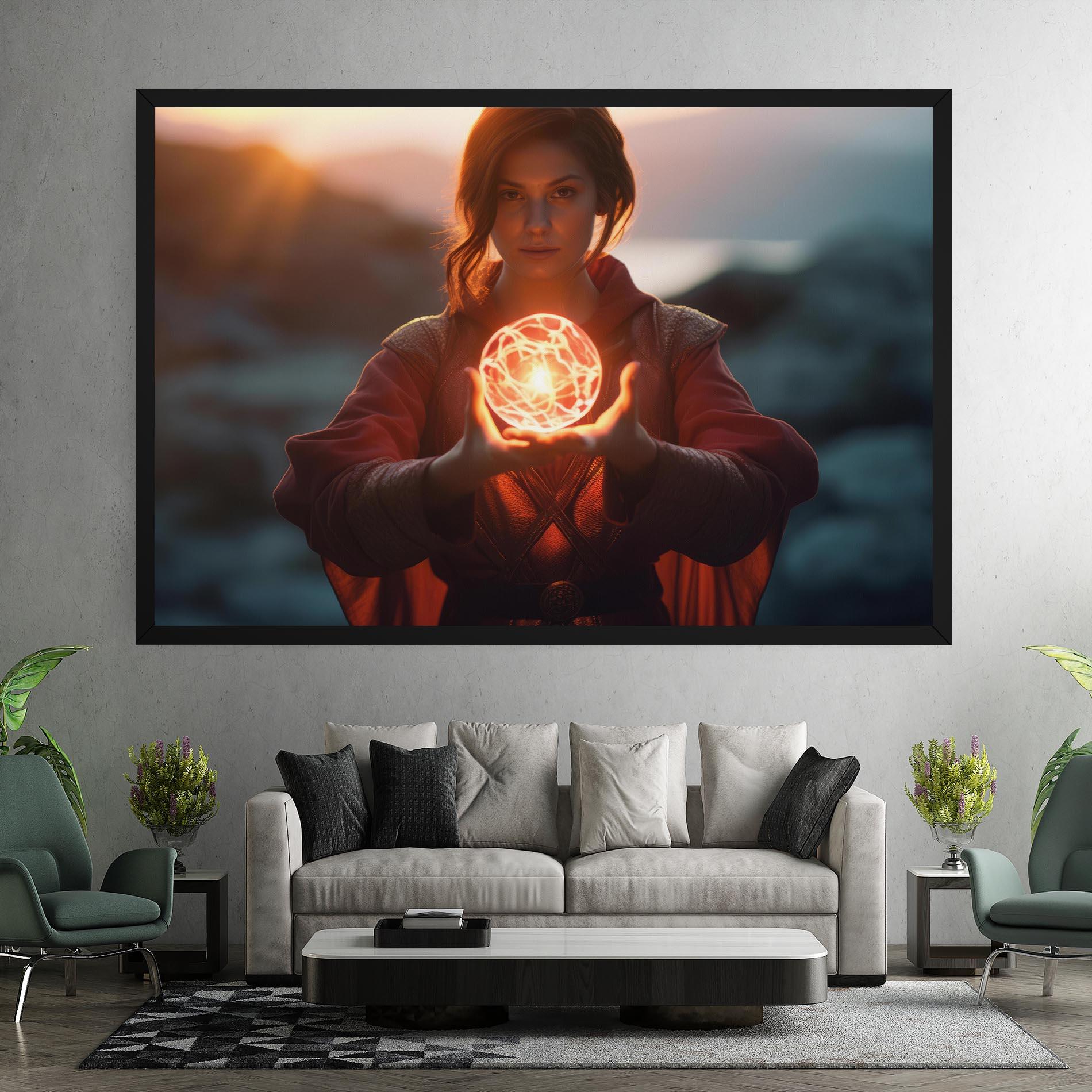 Картина на платно Witch Ball mockup 7