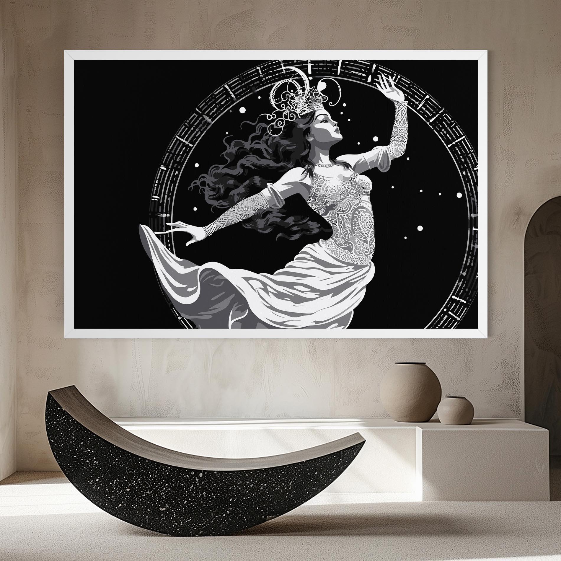 Картина на платно Beautiful Witch mockup 8