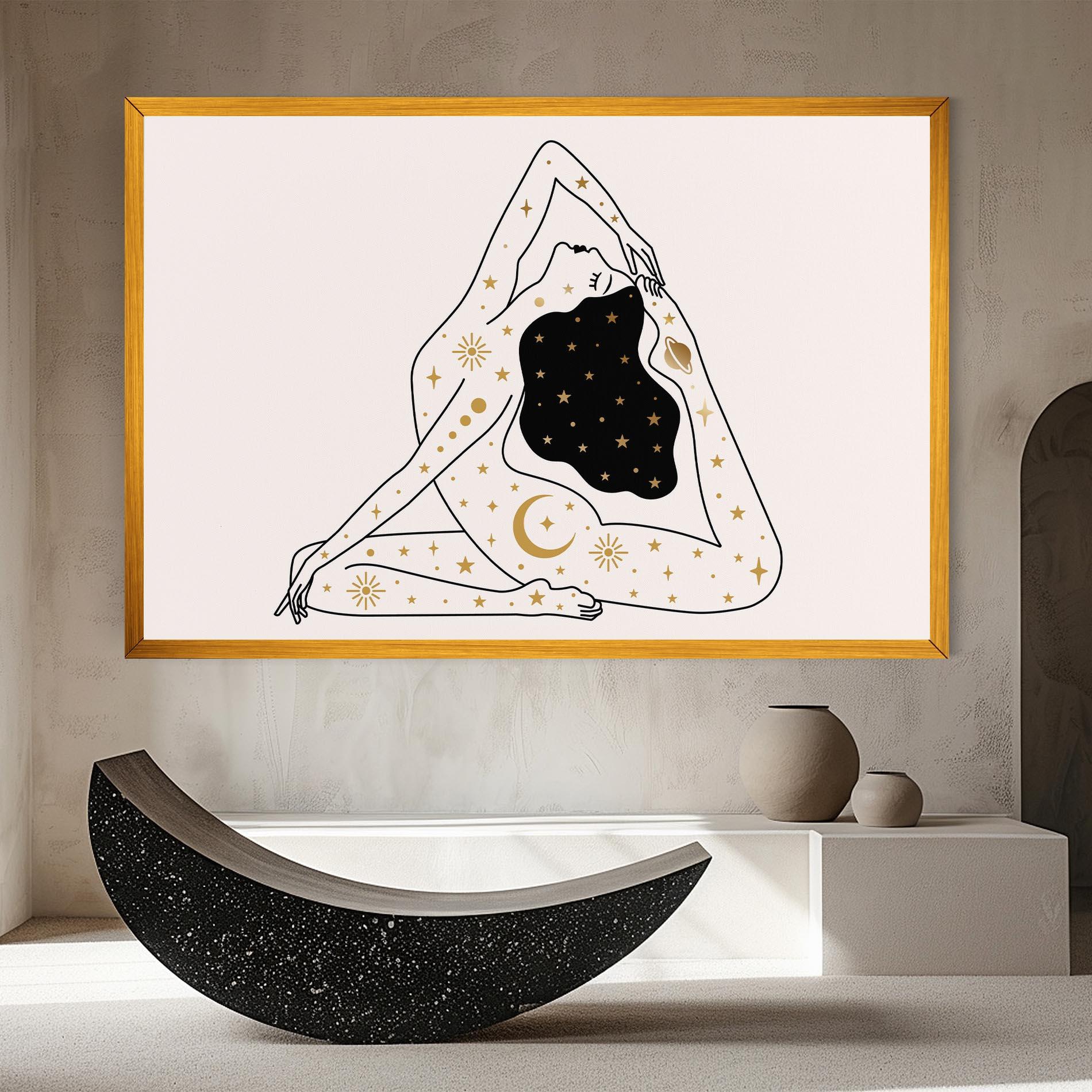 Картина на платно Stars Witch mockup 8