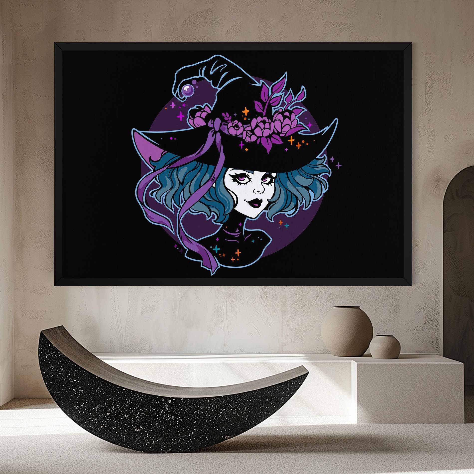 Cute Purple Witch mockup 8
