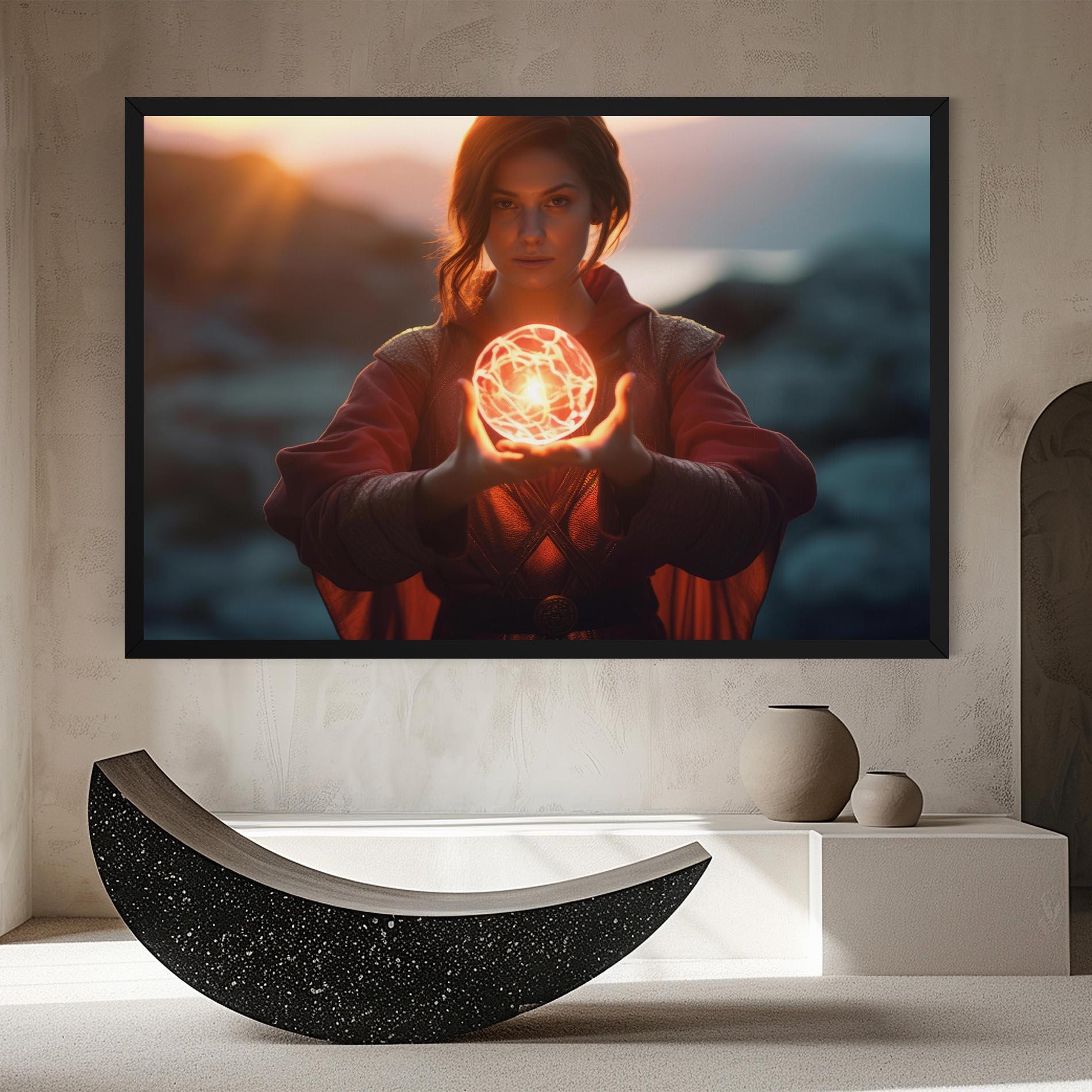 Картина на платно Witch Ball mockup 8