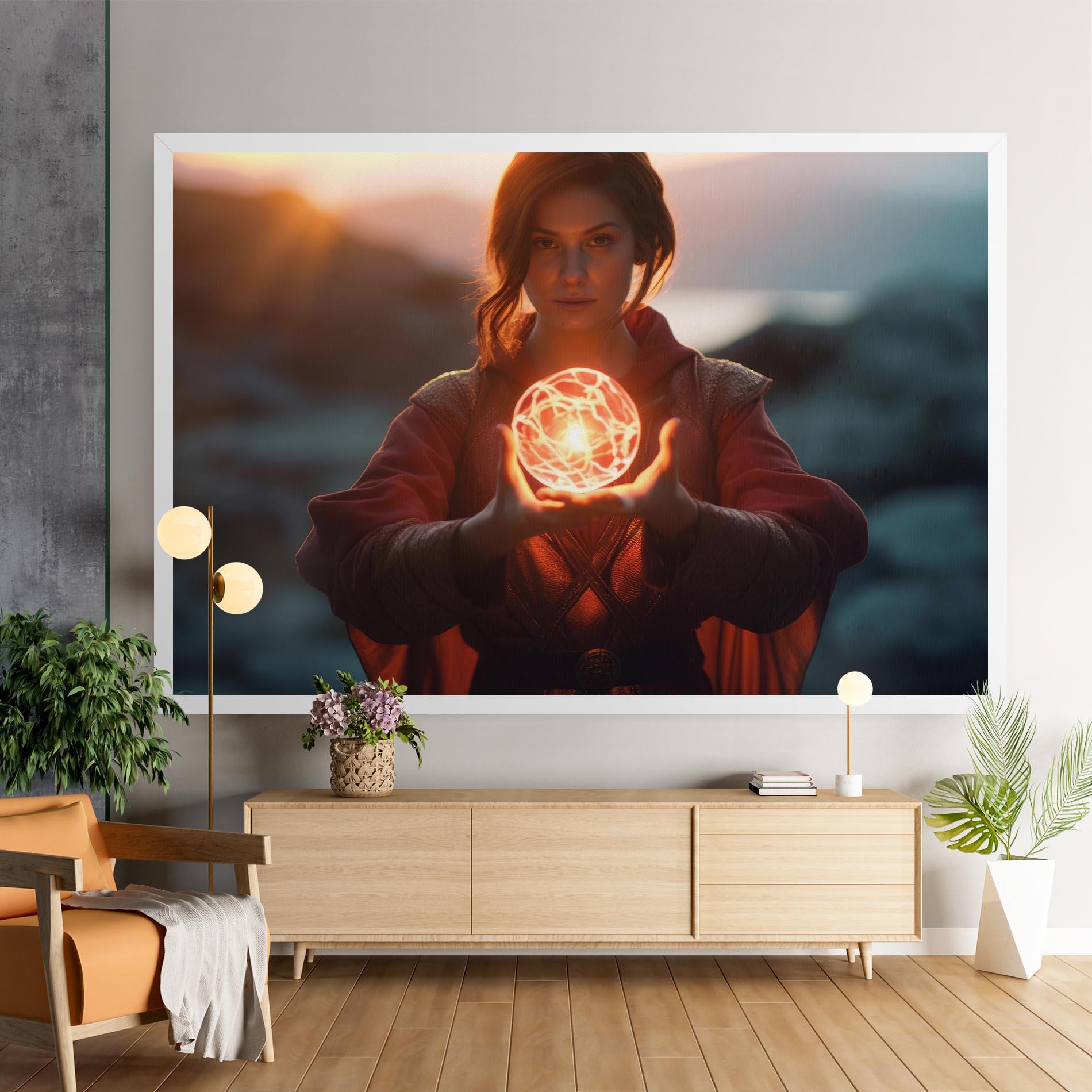 Картина на платно Witch Ball mockup 9