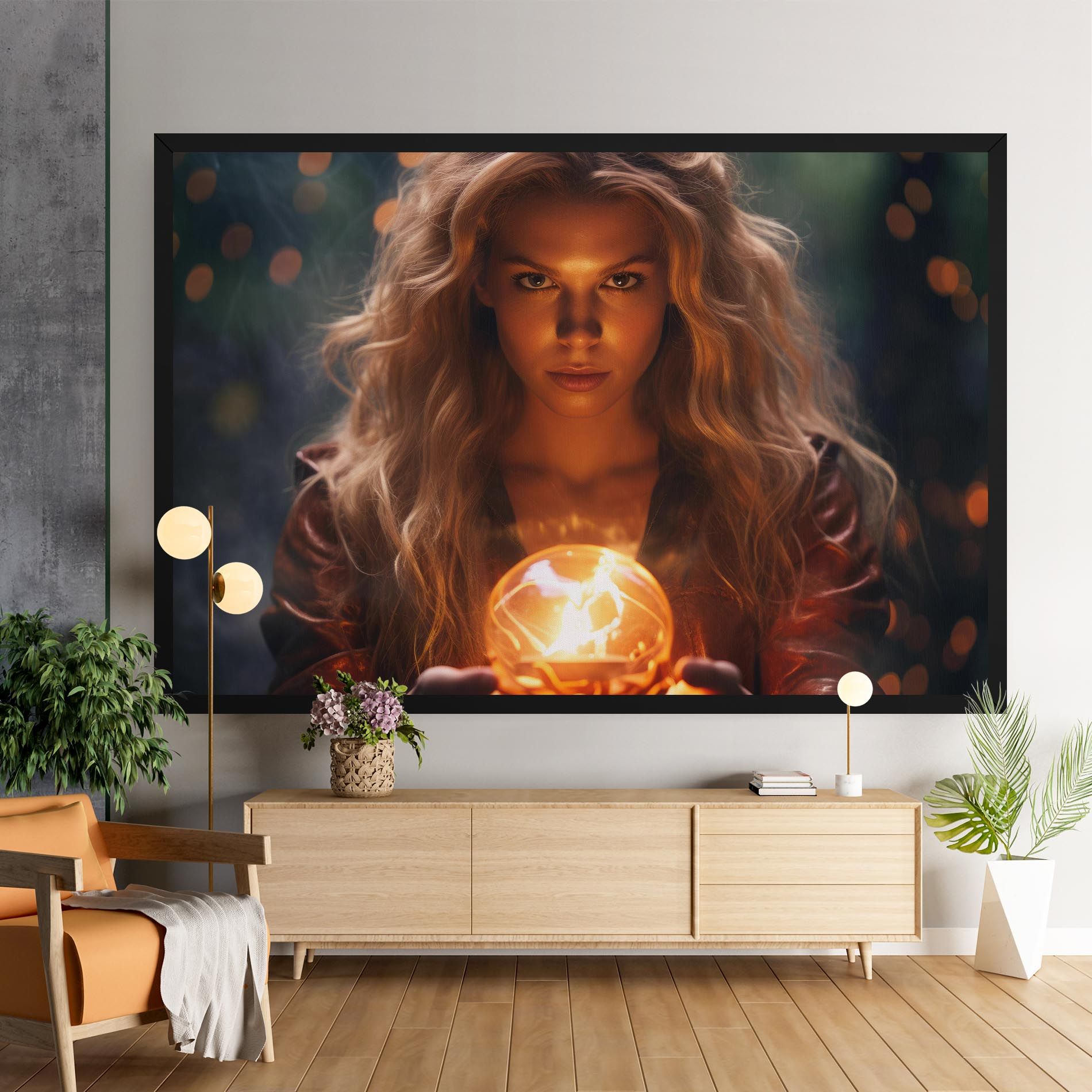 Beautiful Woman Witch mockup 9