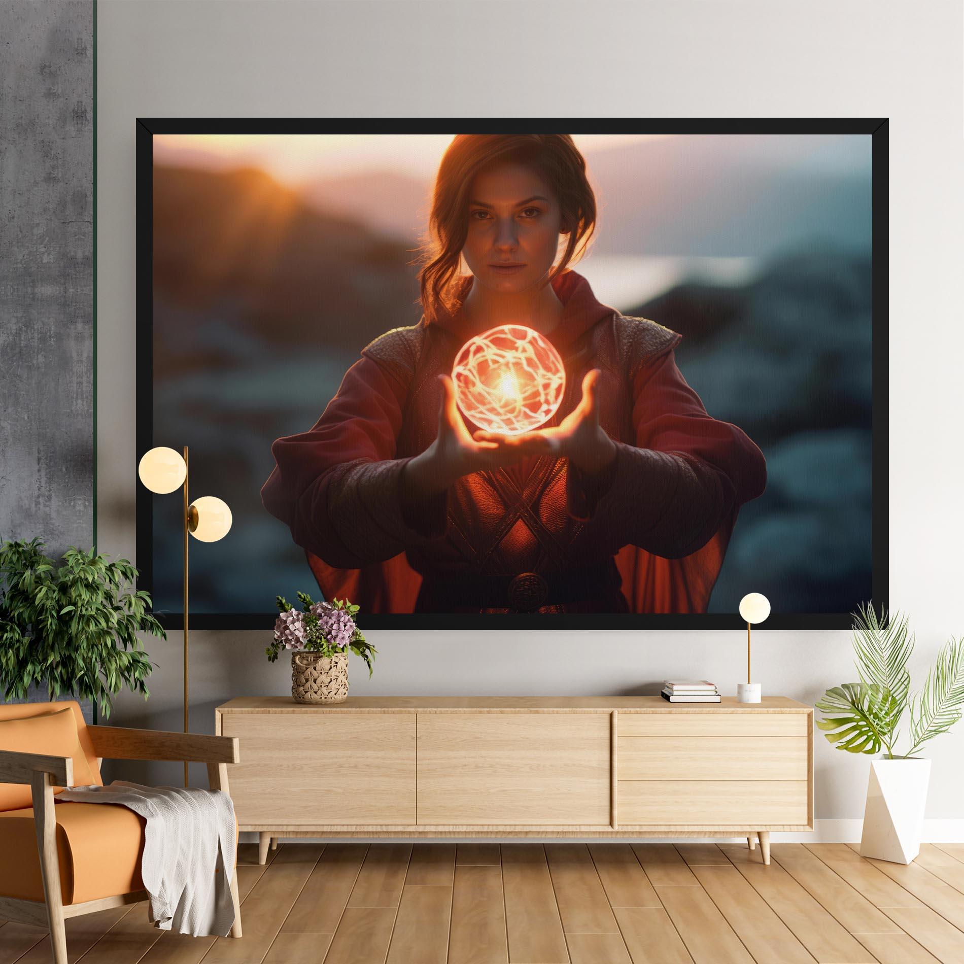 Картина на платно Witch Ball mockup 9