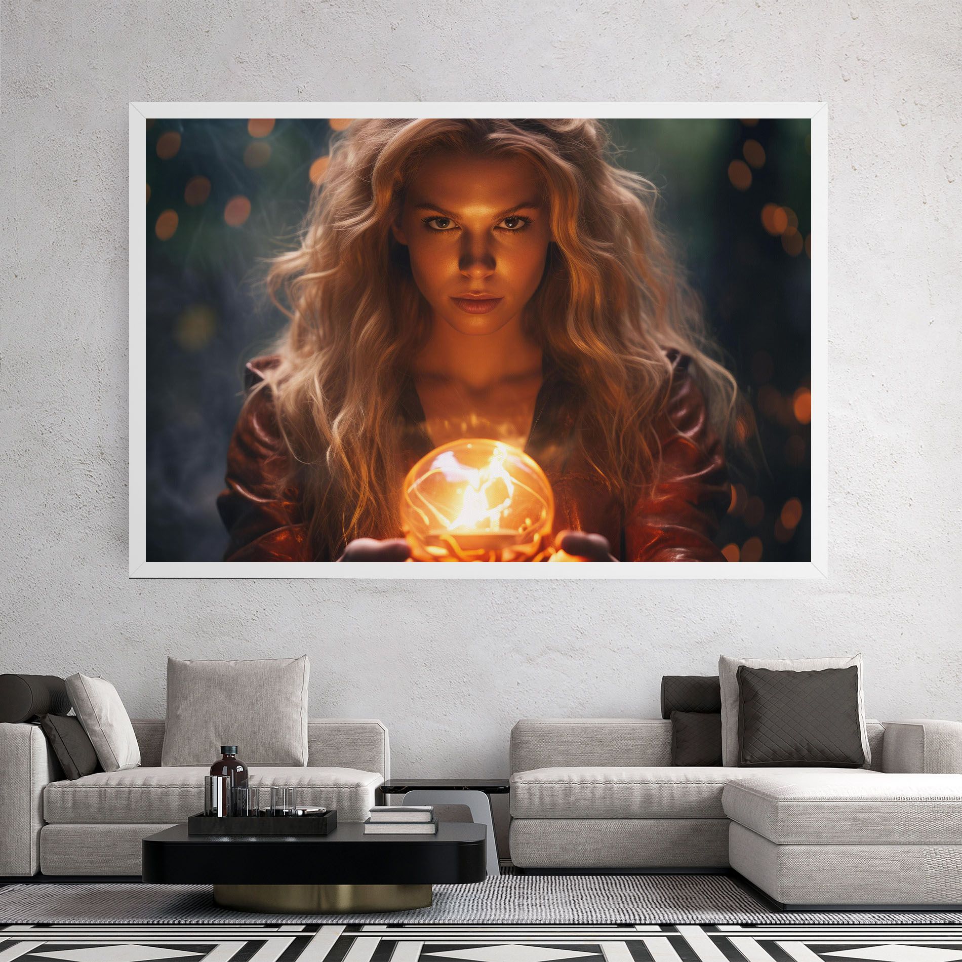 Beautiful Woman Witch mockup 2