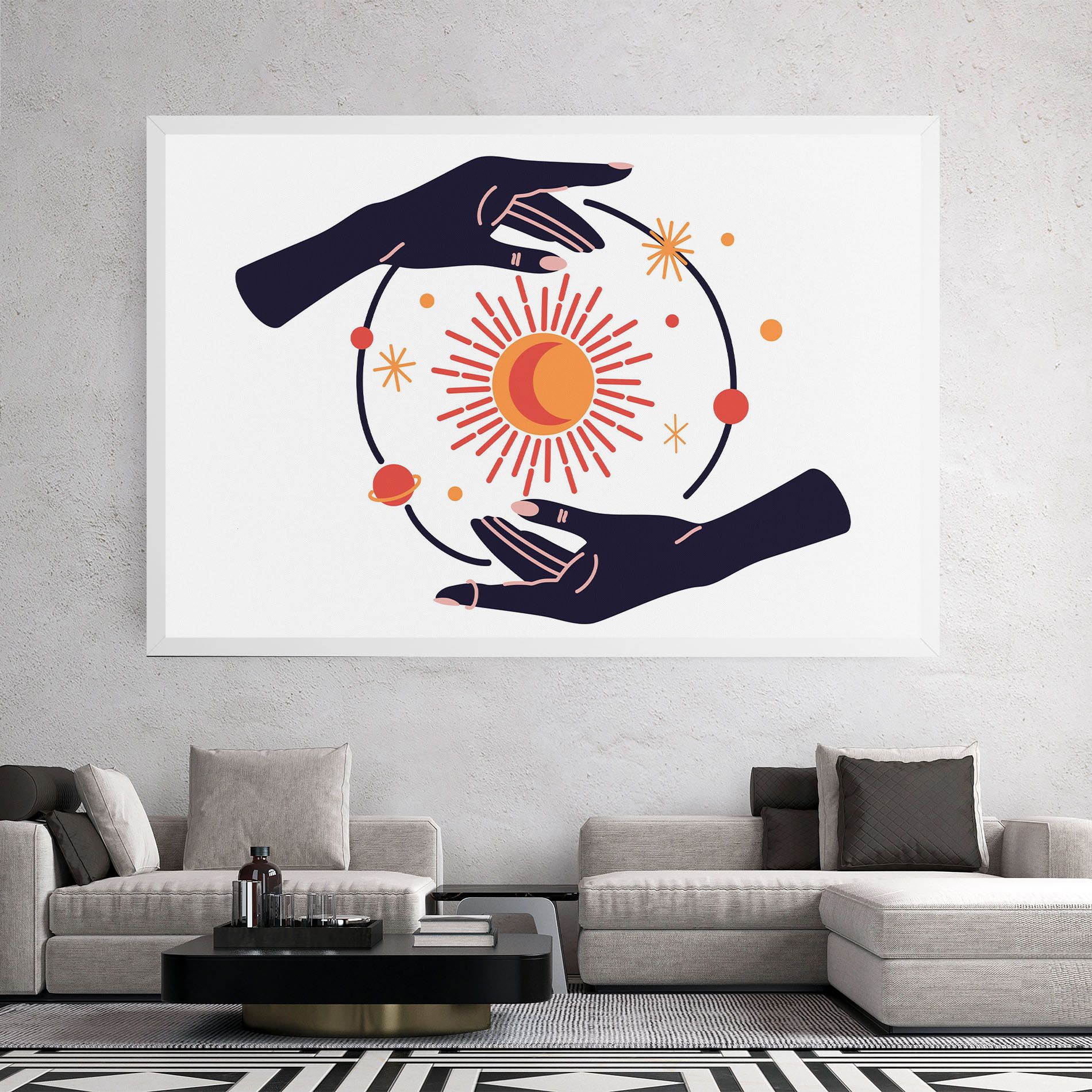 Purple Magic Hands mockup 2