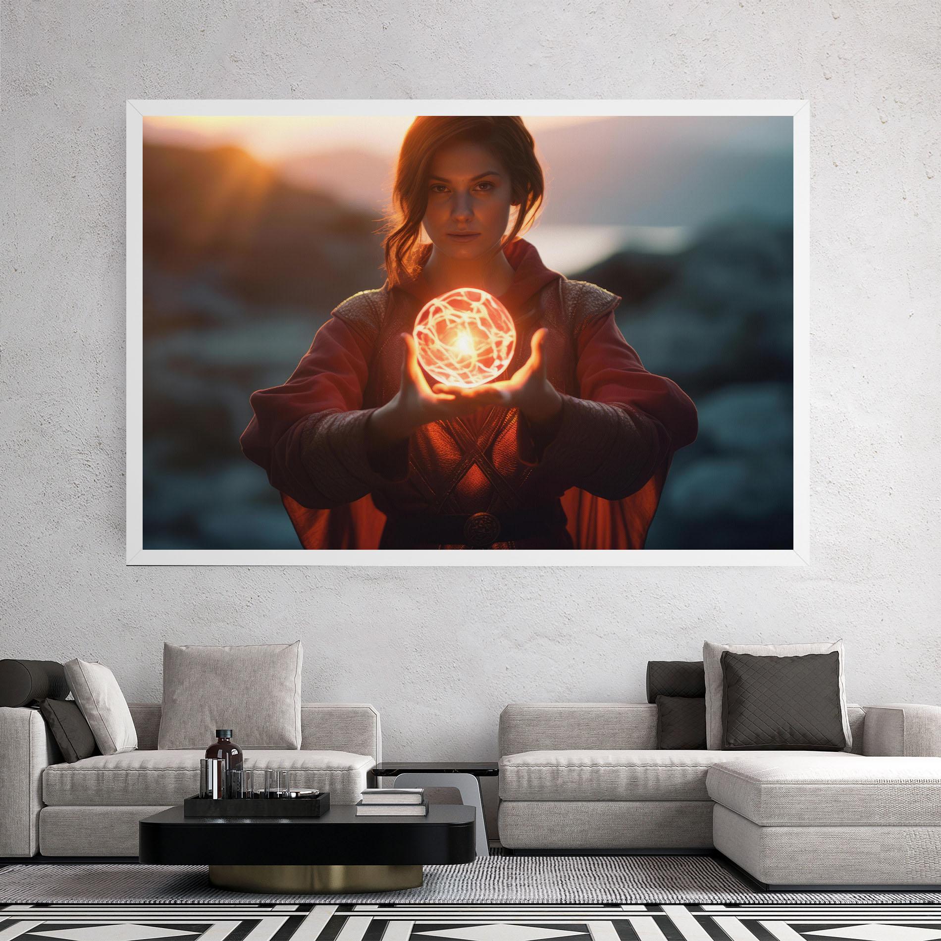 Картина на платно Witch Ball mockup 2