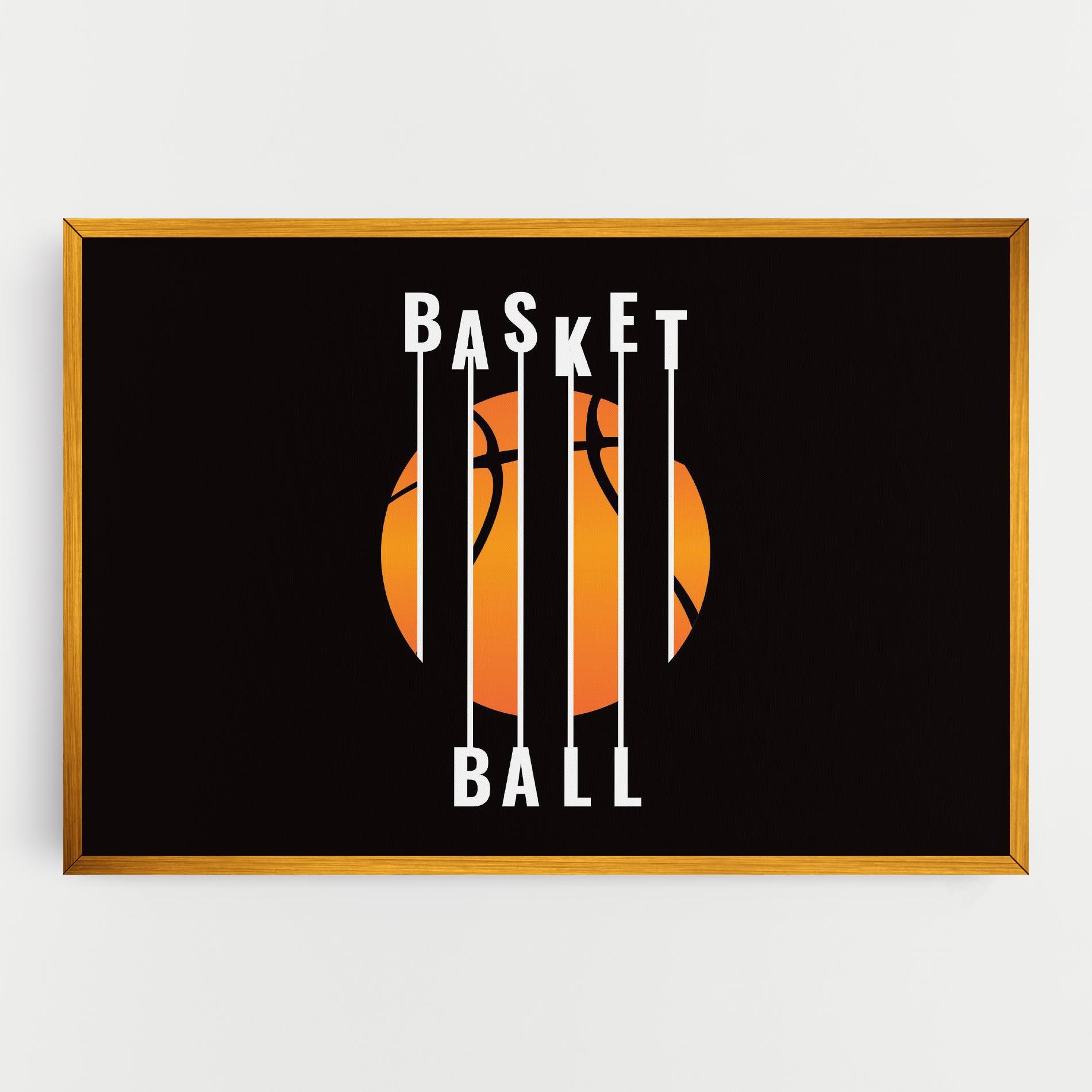 Картина на платно Basket Ball mockup 0