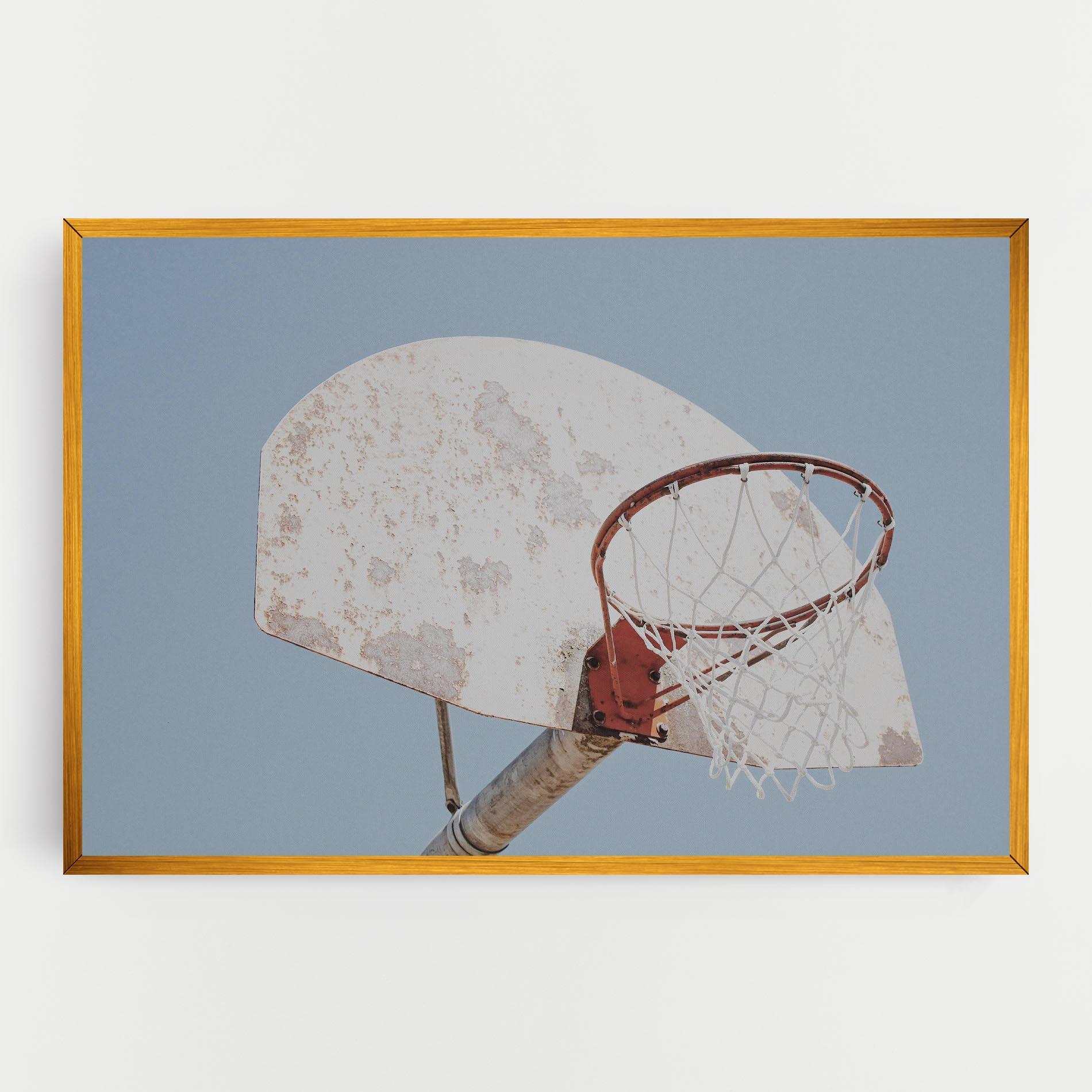 Картина на платно Old Basketball Hoop mockup 0