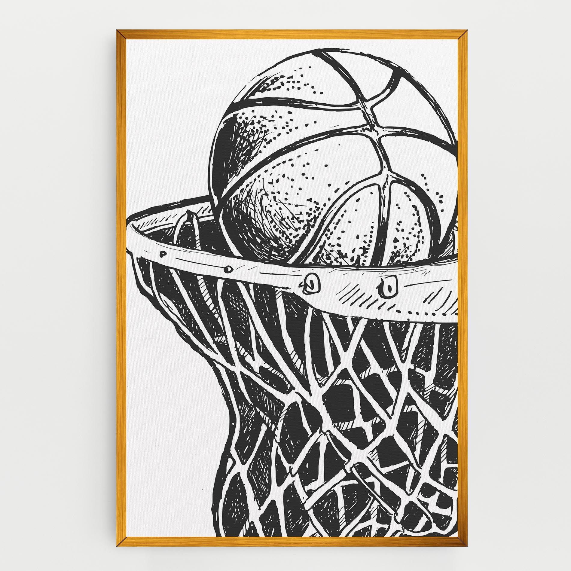 Basketball Grey Hoop mockup 0