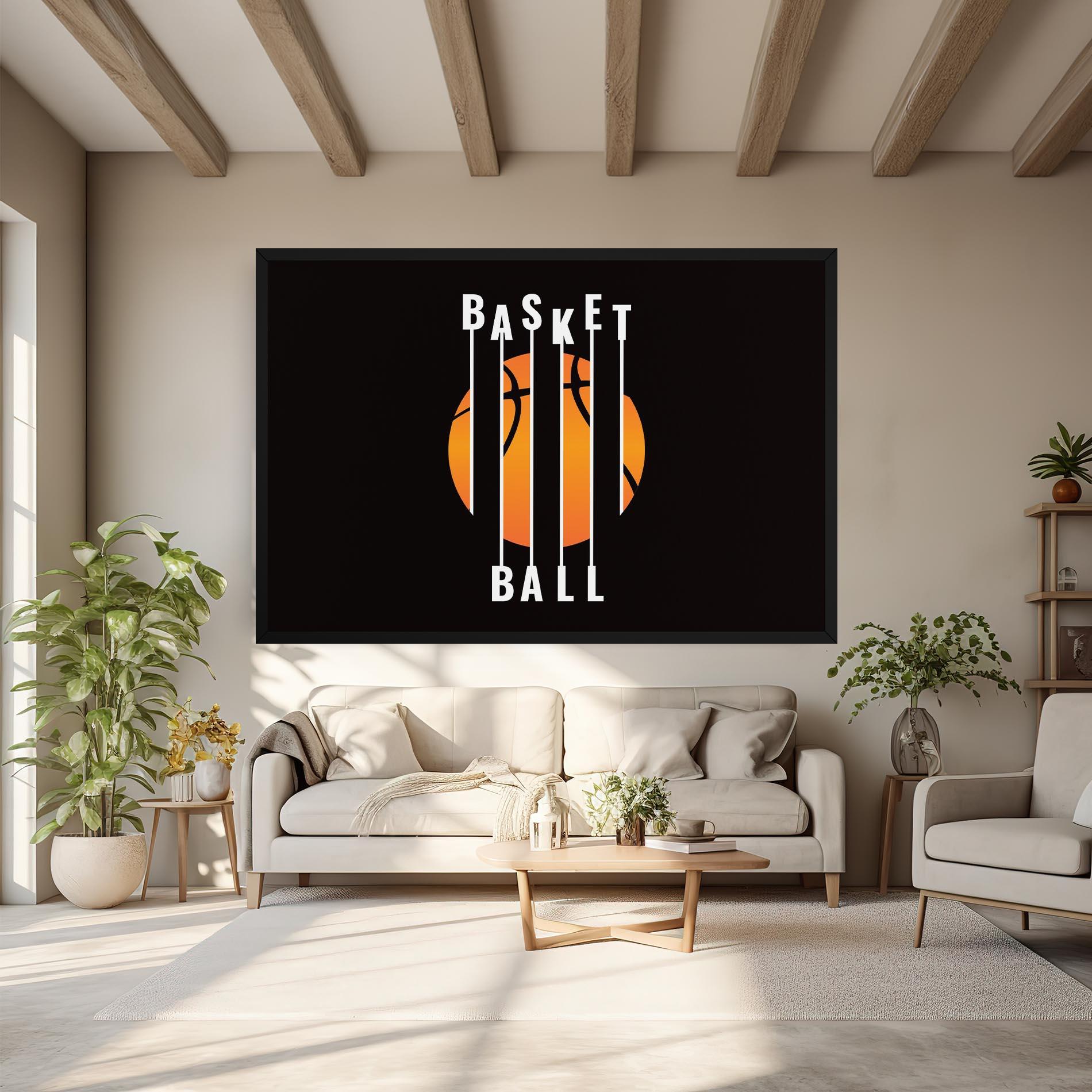 Картина на платно Basket Ball mockup 6