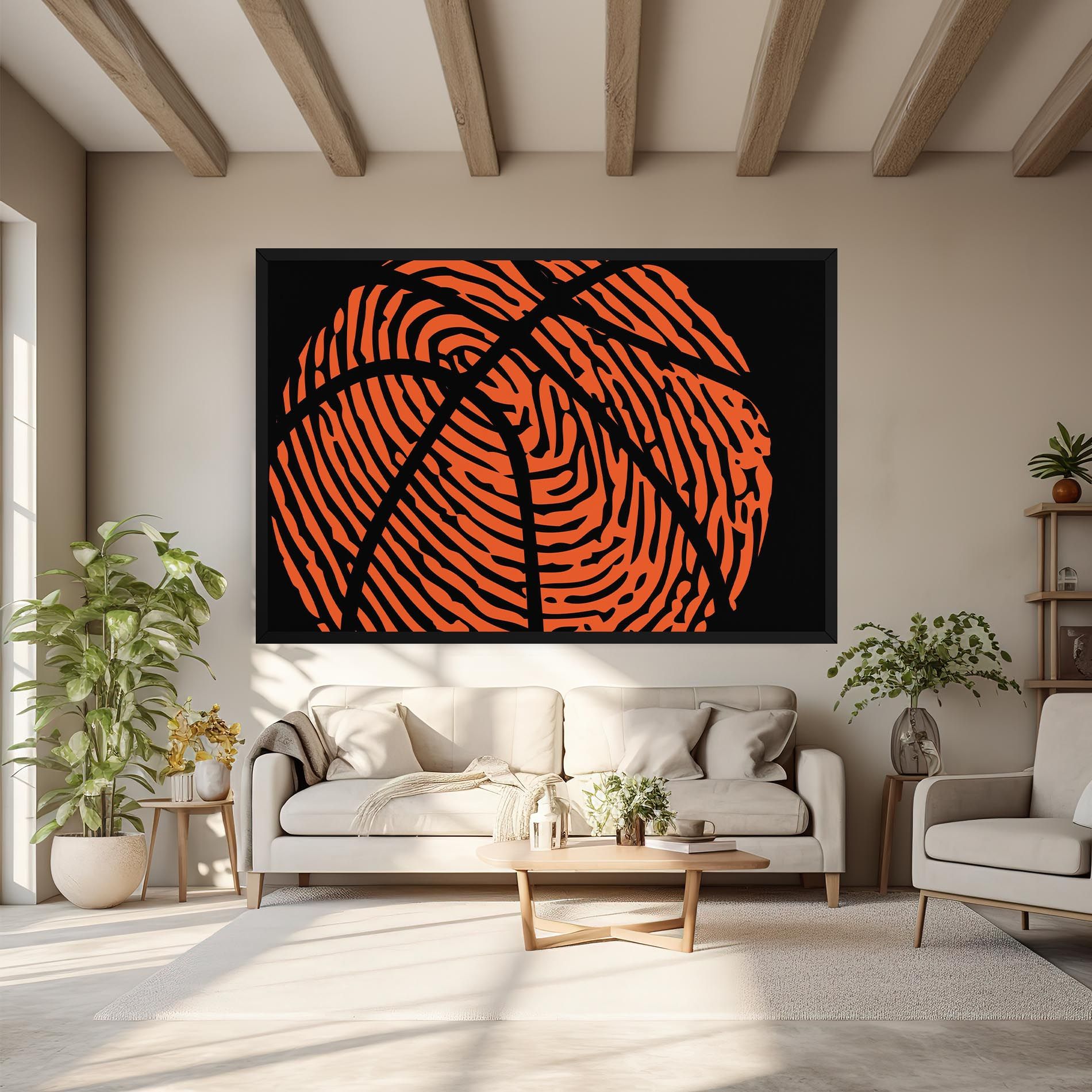 Fingerprint Basketball mockup 6