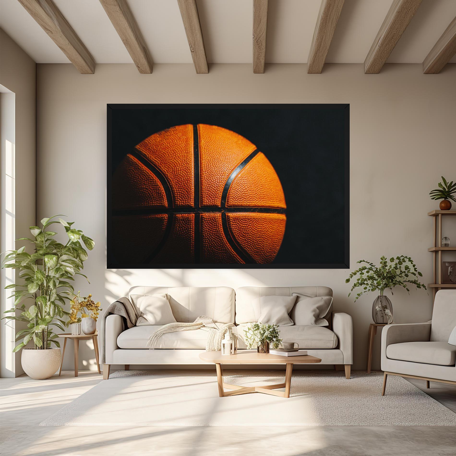Картина на платно Orange Basketball mockup 6