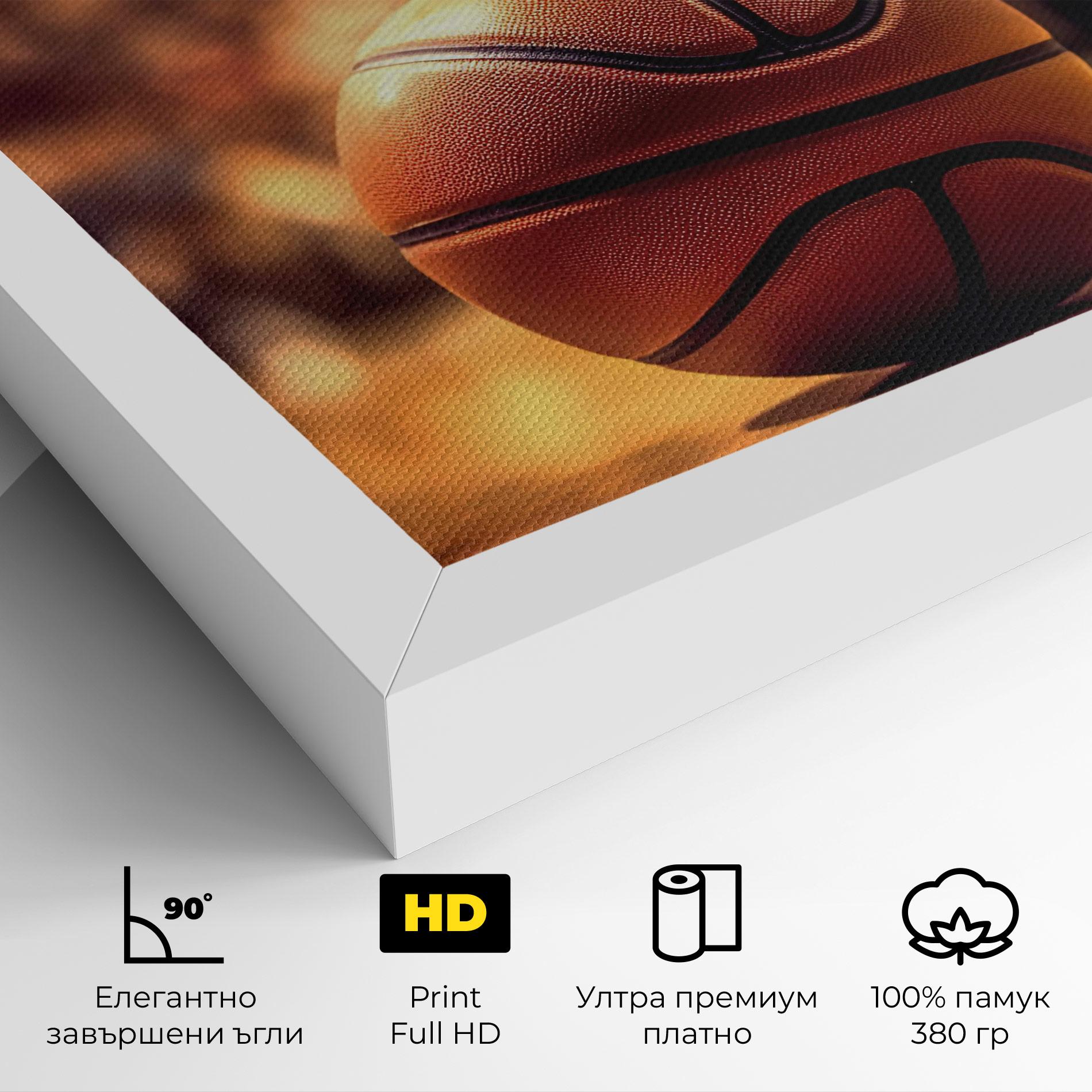 Картина на платно Basketball Arena mockup 4