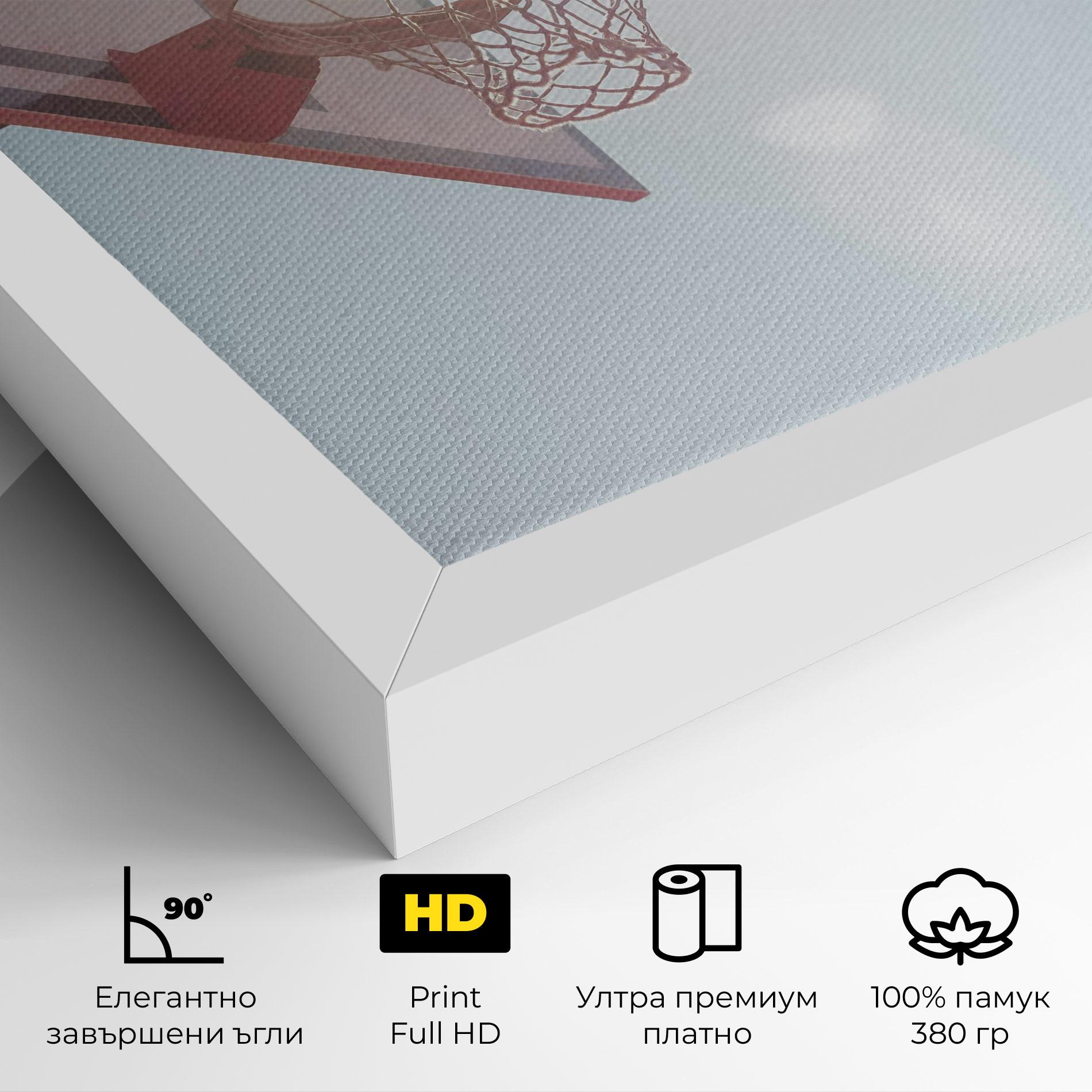Картина на платно Basketball Hoop mockup 4