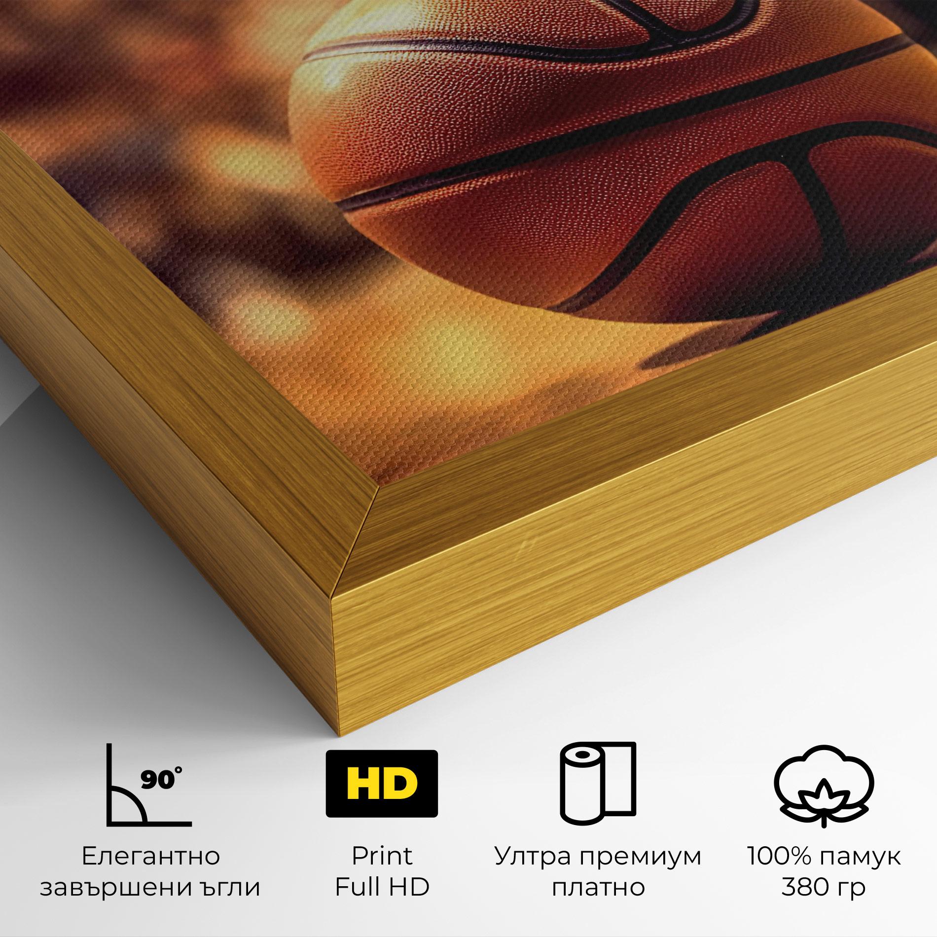 Картина на платно Basketball Arena mockup 4