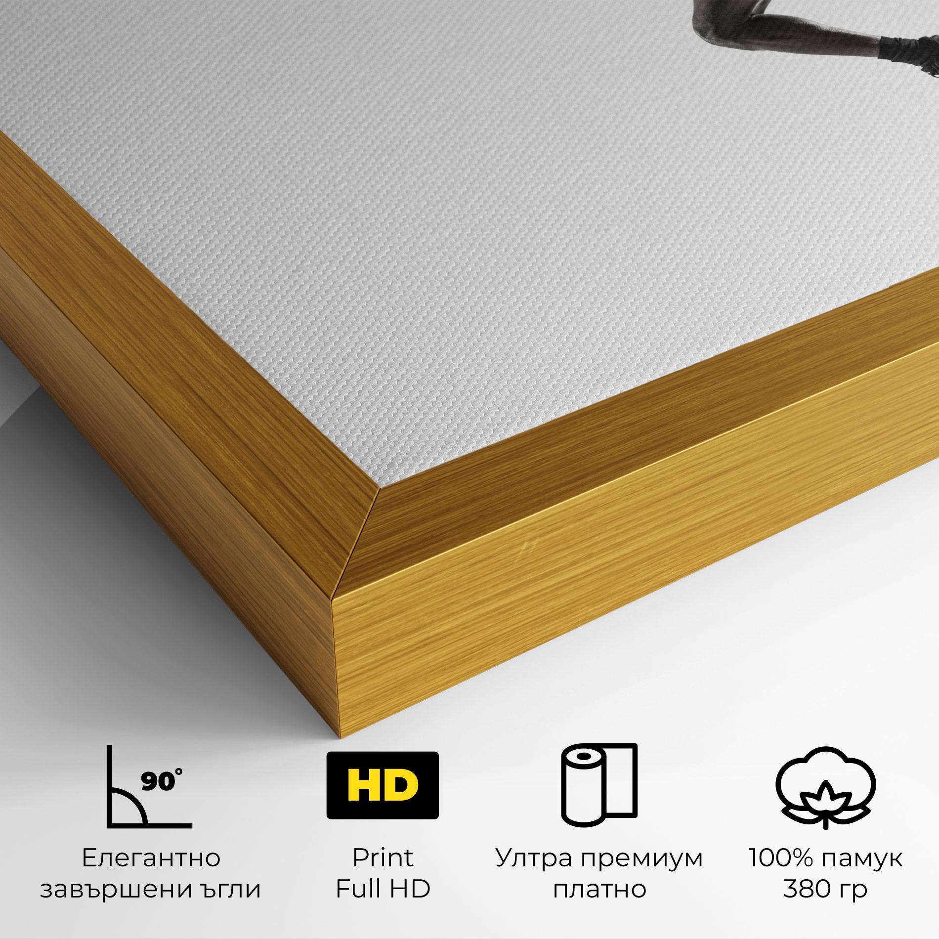 Картина на платно Basketball Player Flying mockup 4