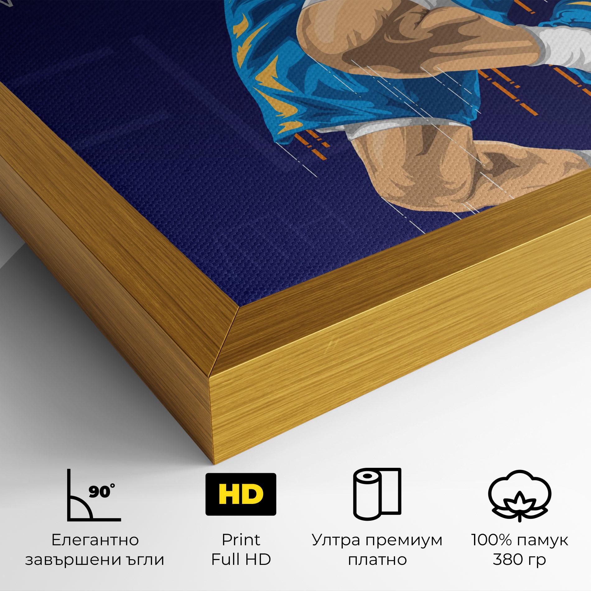 Картина на платно Fly With The Wind mockup 4