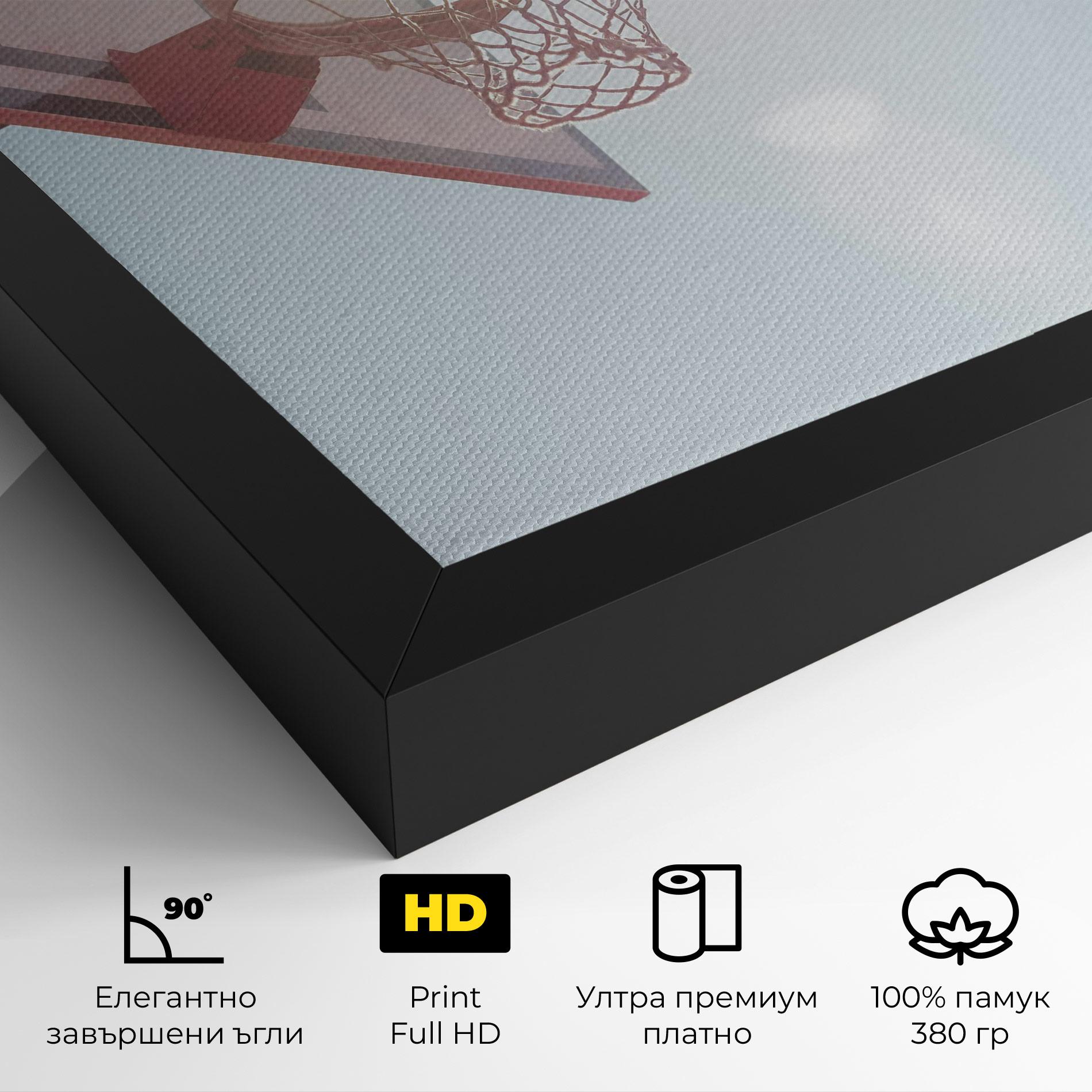 Картина на платно Basketball Hoop mockup 4