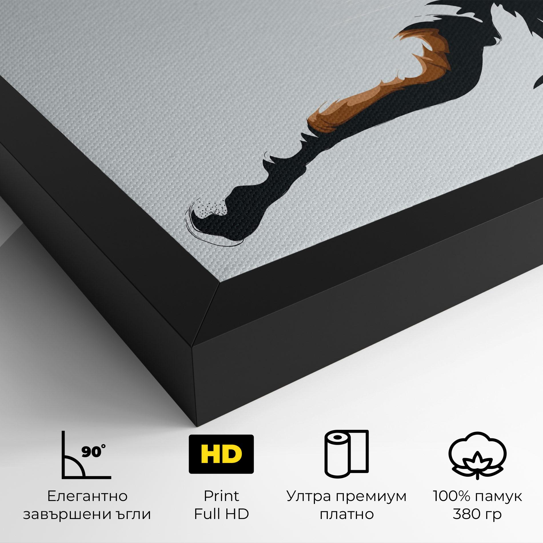 Картина на платно Basketball Shot mockup 4