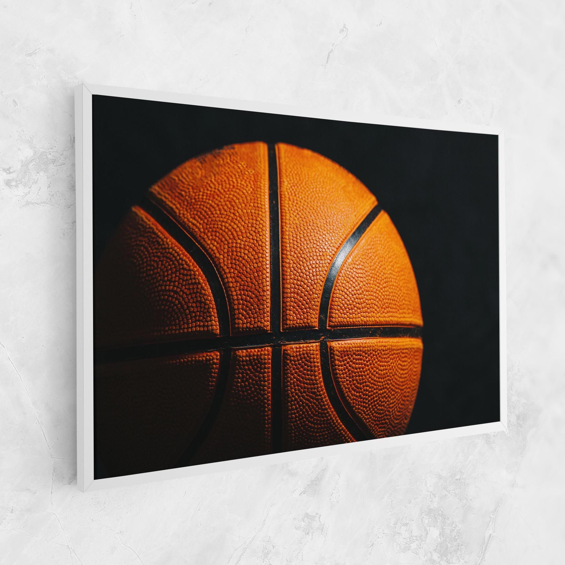 Orange Basketball mockup 1