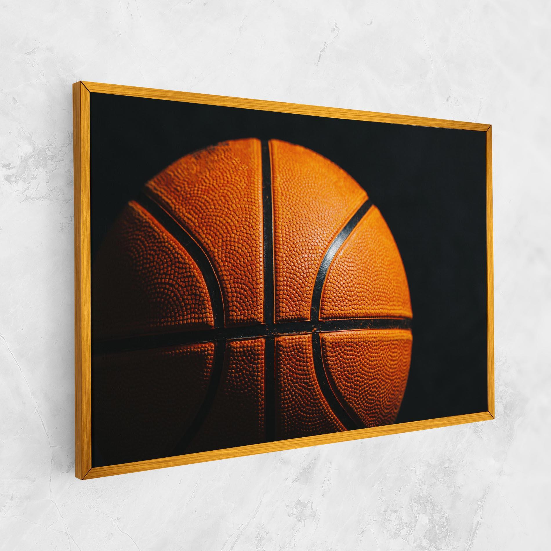 Картина на платно Orange Basketball mockup 1