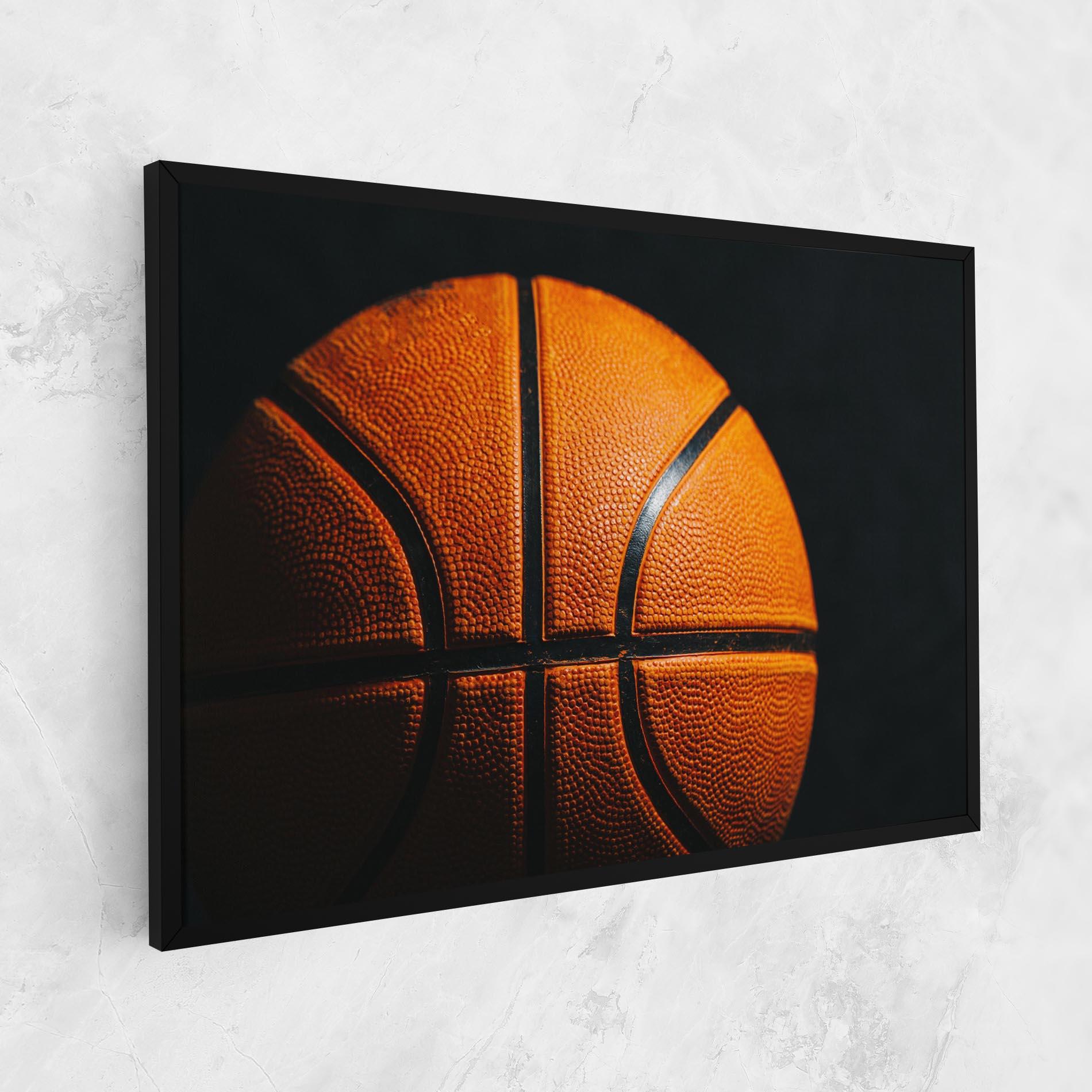 Картина на платно Orange Basketball mockup 1