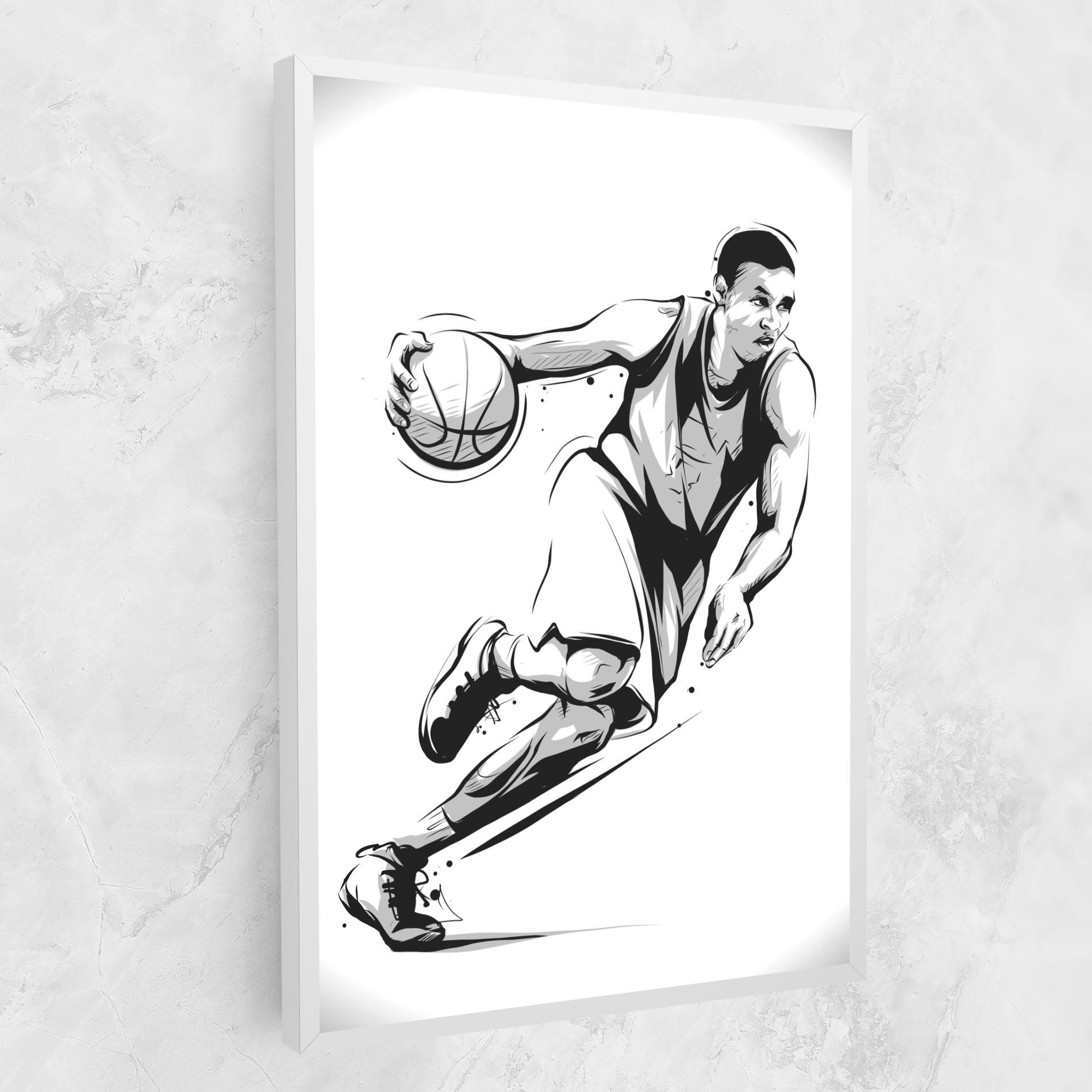 Basketball Player Line mockup 1