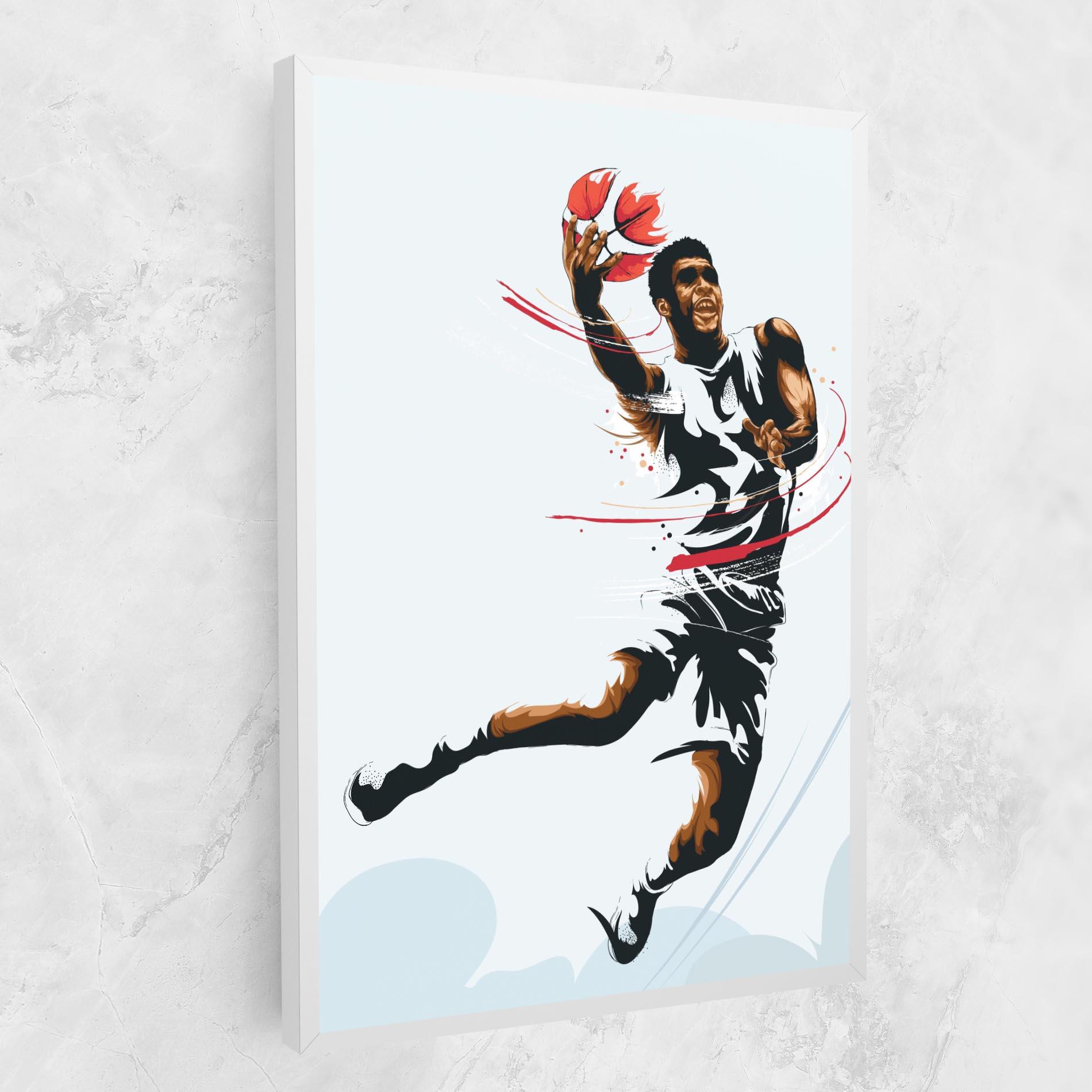 Картина на платно Basketball Shot mockup 1