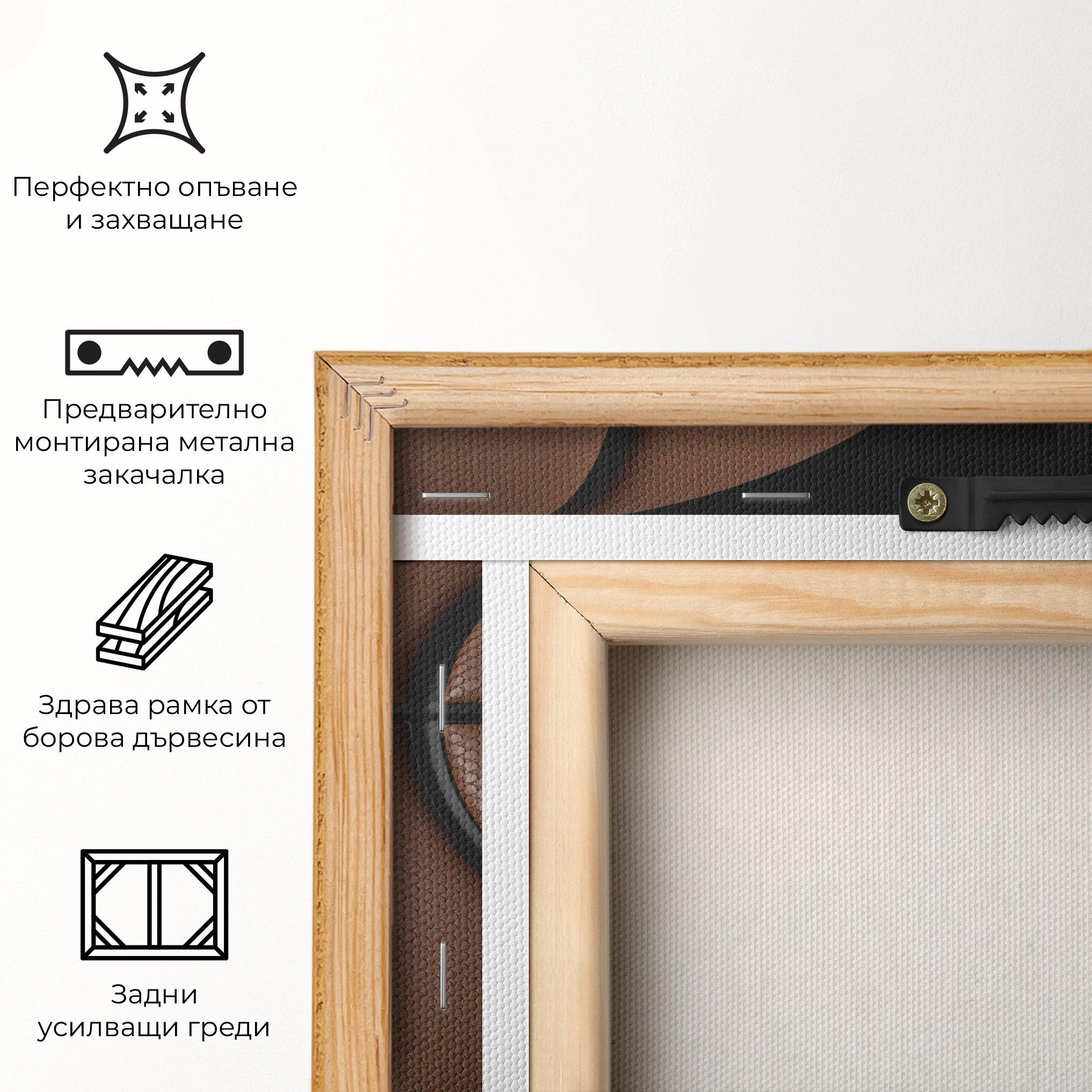 Картина на платно 3d Basketball Ball mockup 5