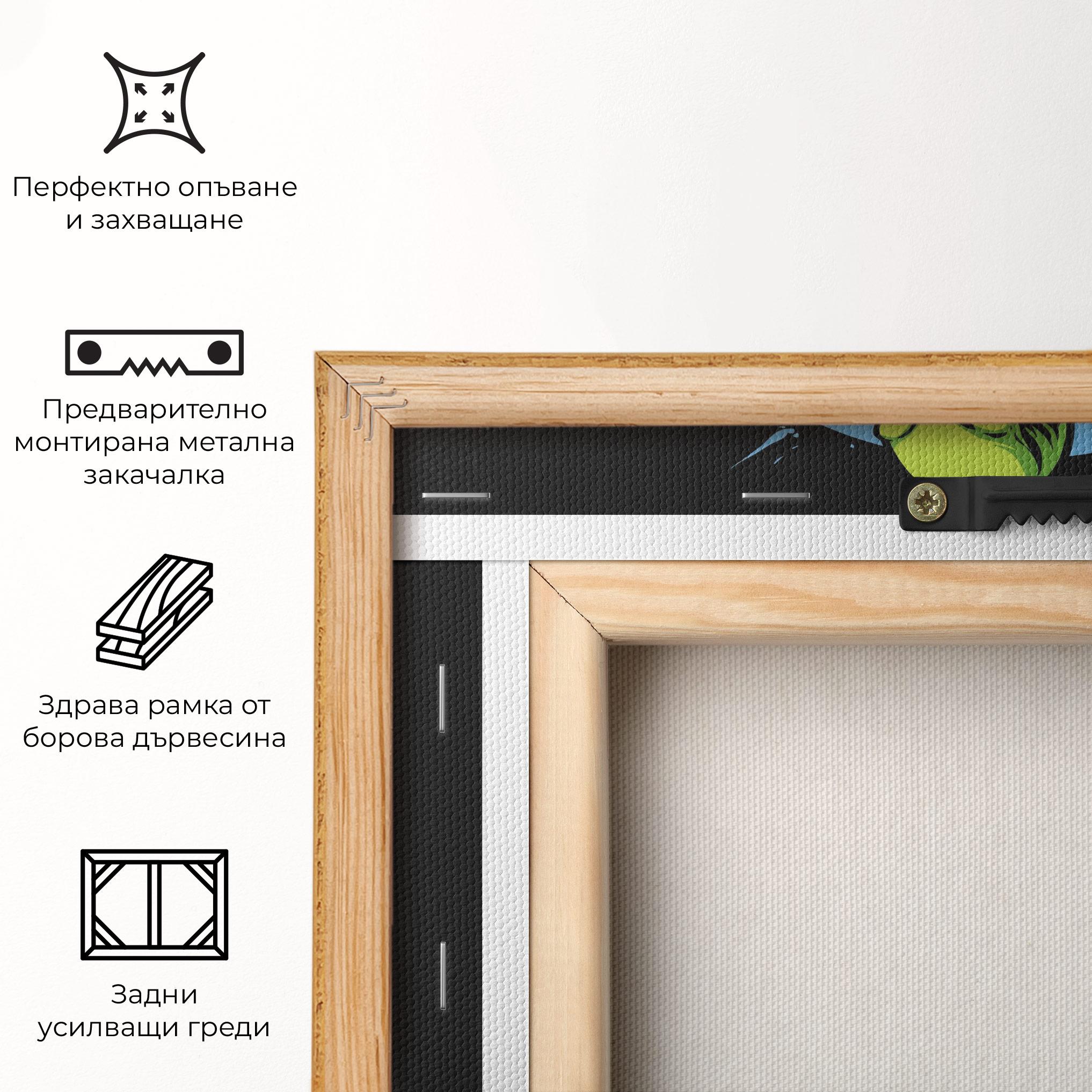 Картина на платно Alien Basketball mockup 5