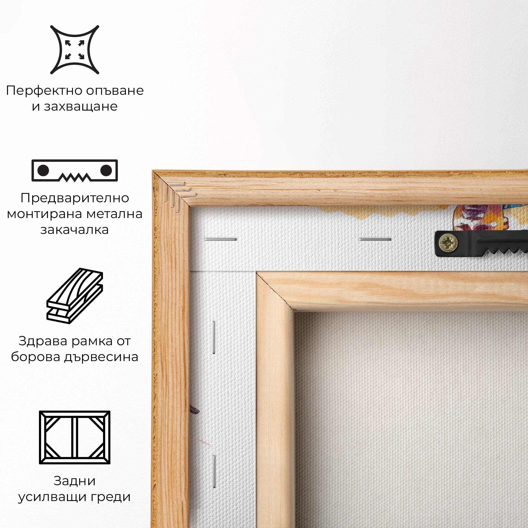 Картина на платно Playing Basket mockup 5