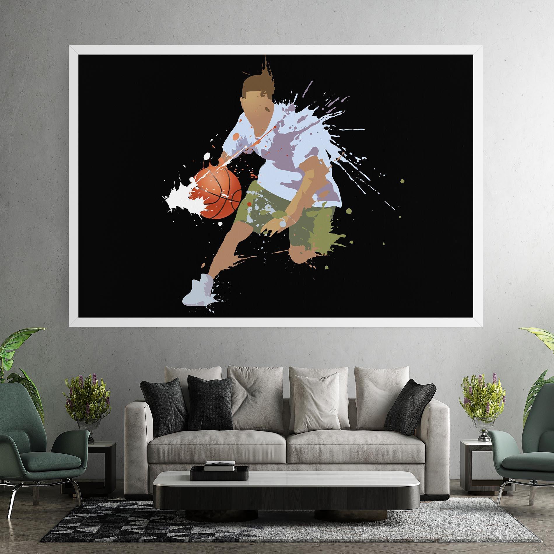 Картина на платно Basket Splash mockup 7