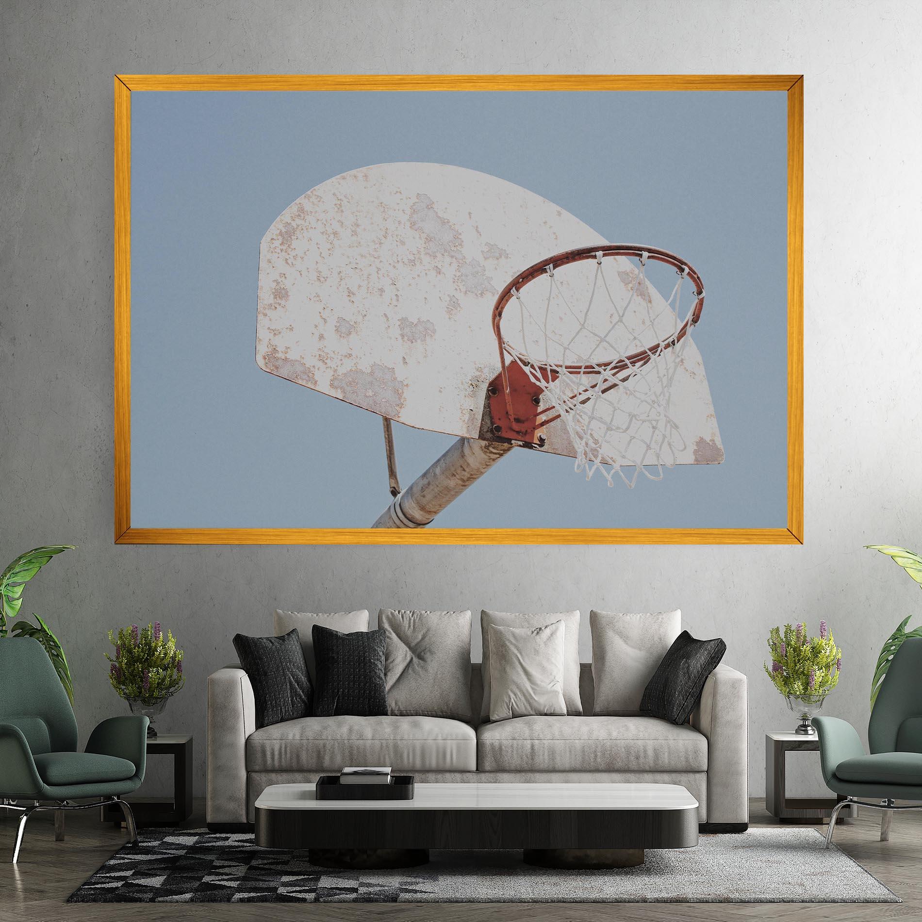 Картина на платно Old Basketball Hoop mockup 7