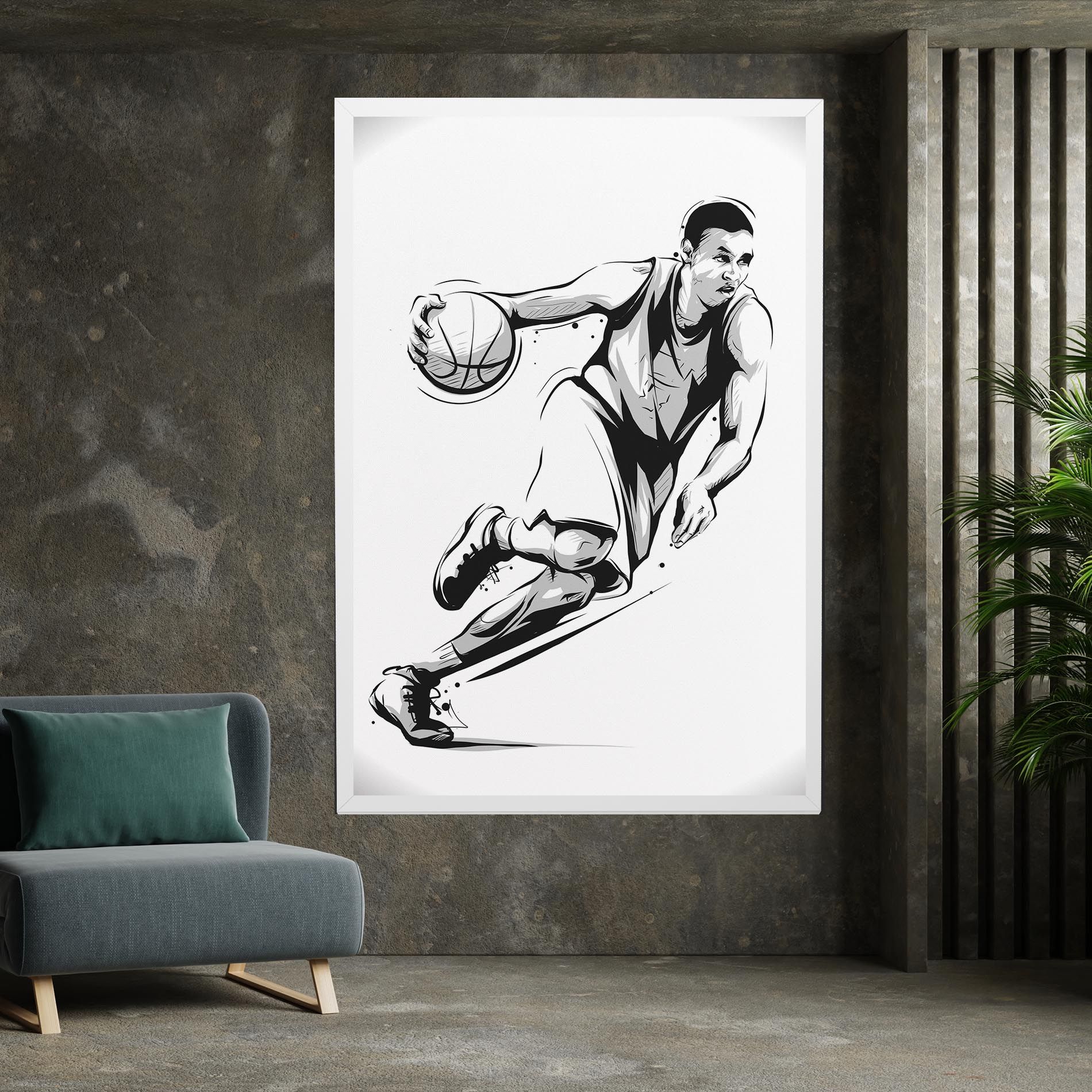 Basketball Player Line mockup 7