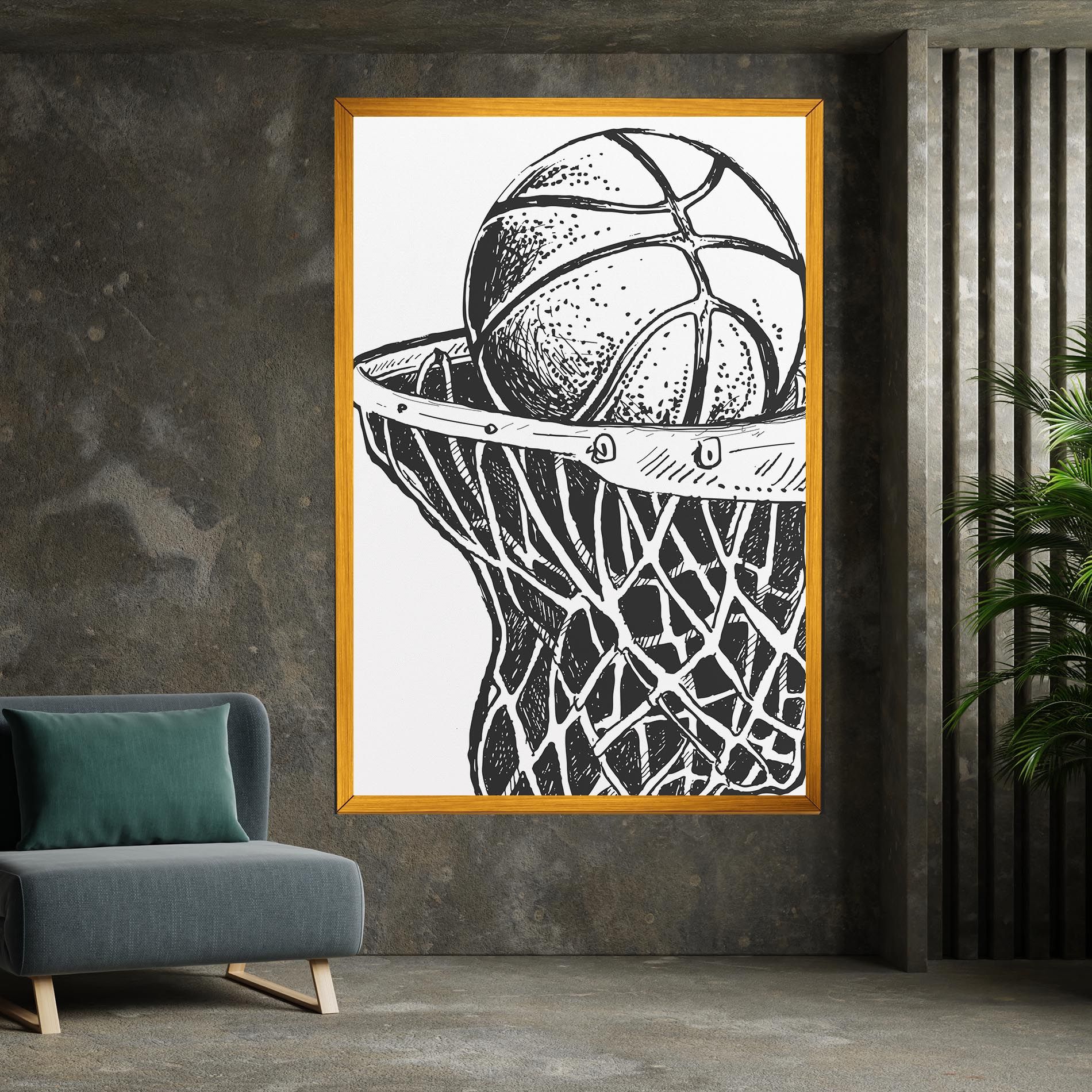 Basketball Grey Hoop mockup 7